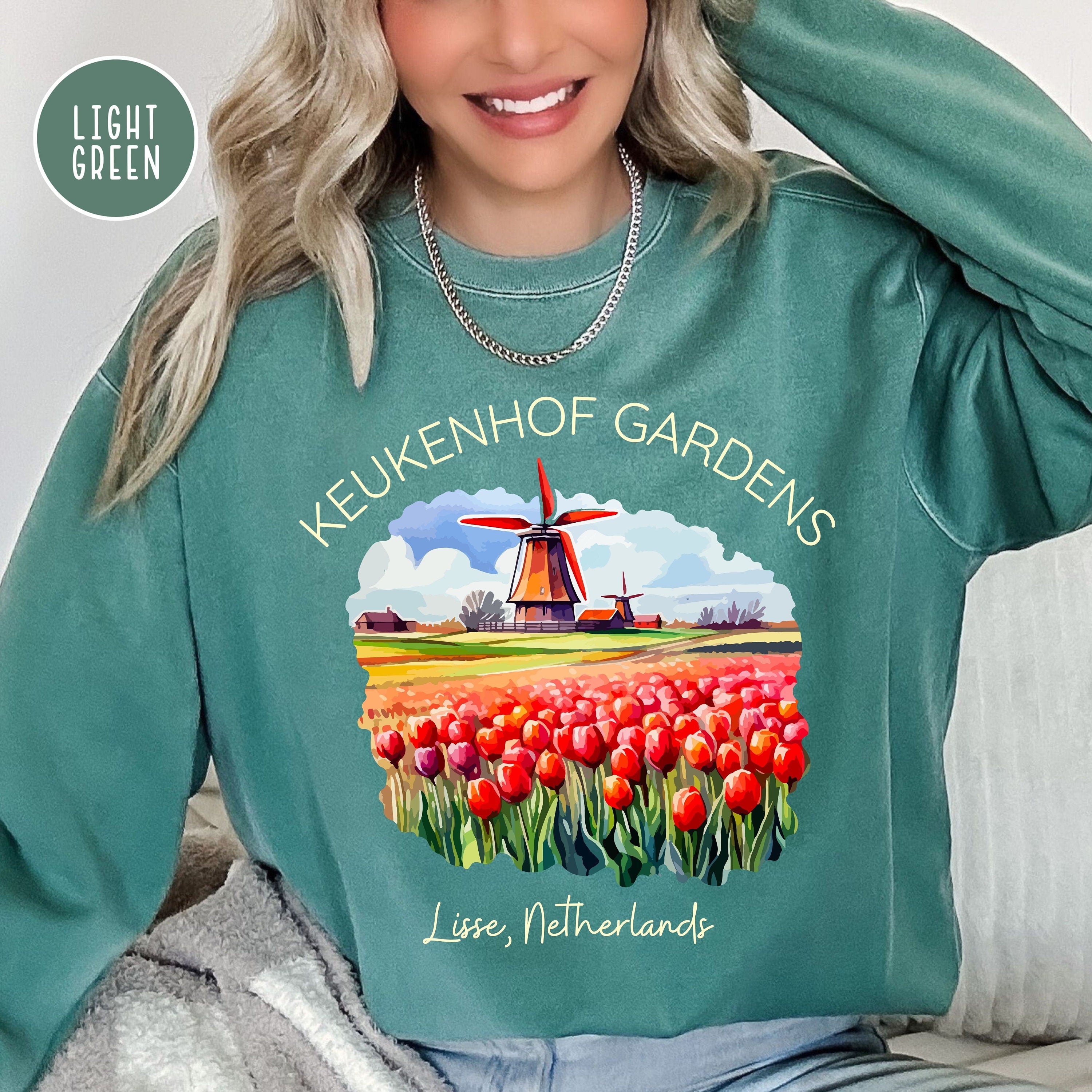 Keukenhof Gardens Lisse Netherlands Comfort Colors® Sweatshirt