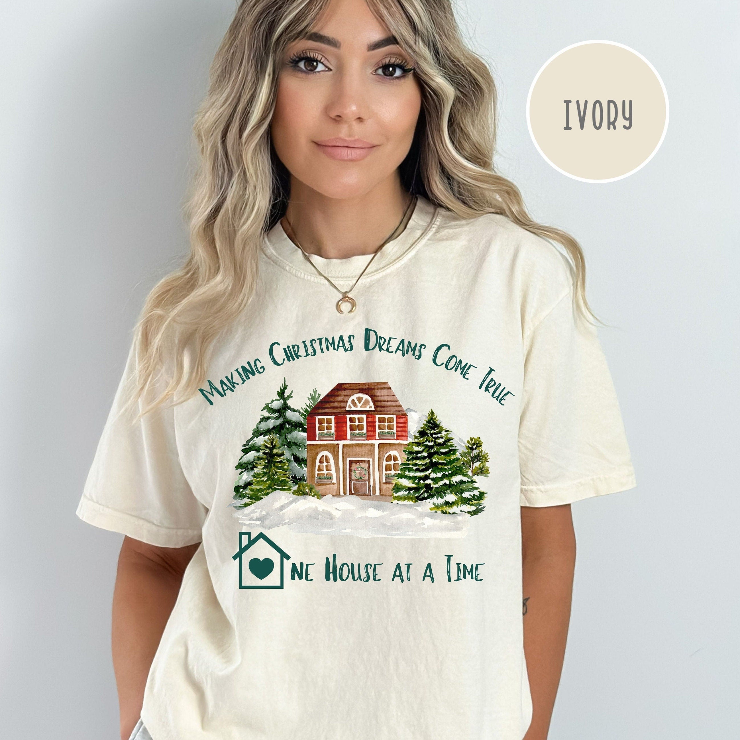 Real Estate Agent Christmas Comfort Colors® Gift Shirt