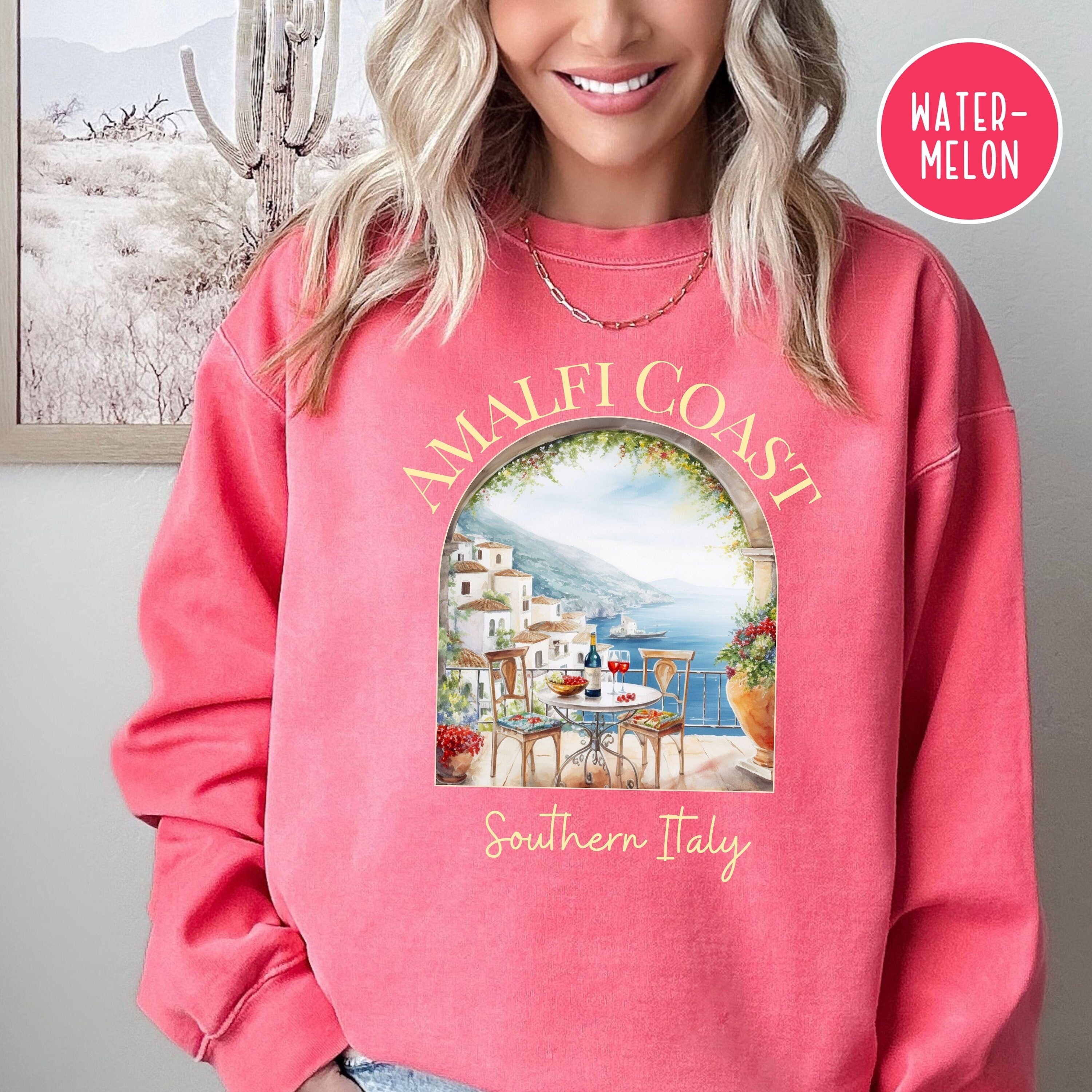 Amalfi Coast Southern Italy Comfort Colors® Sweatshirt