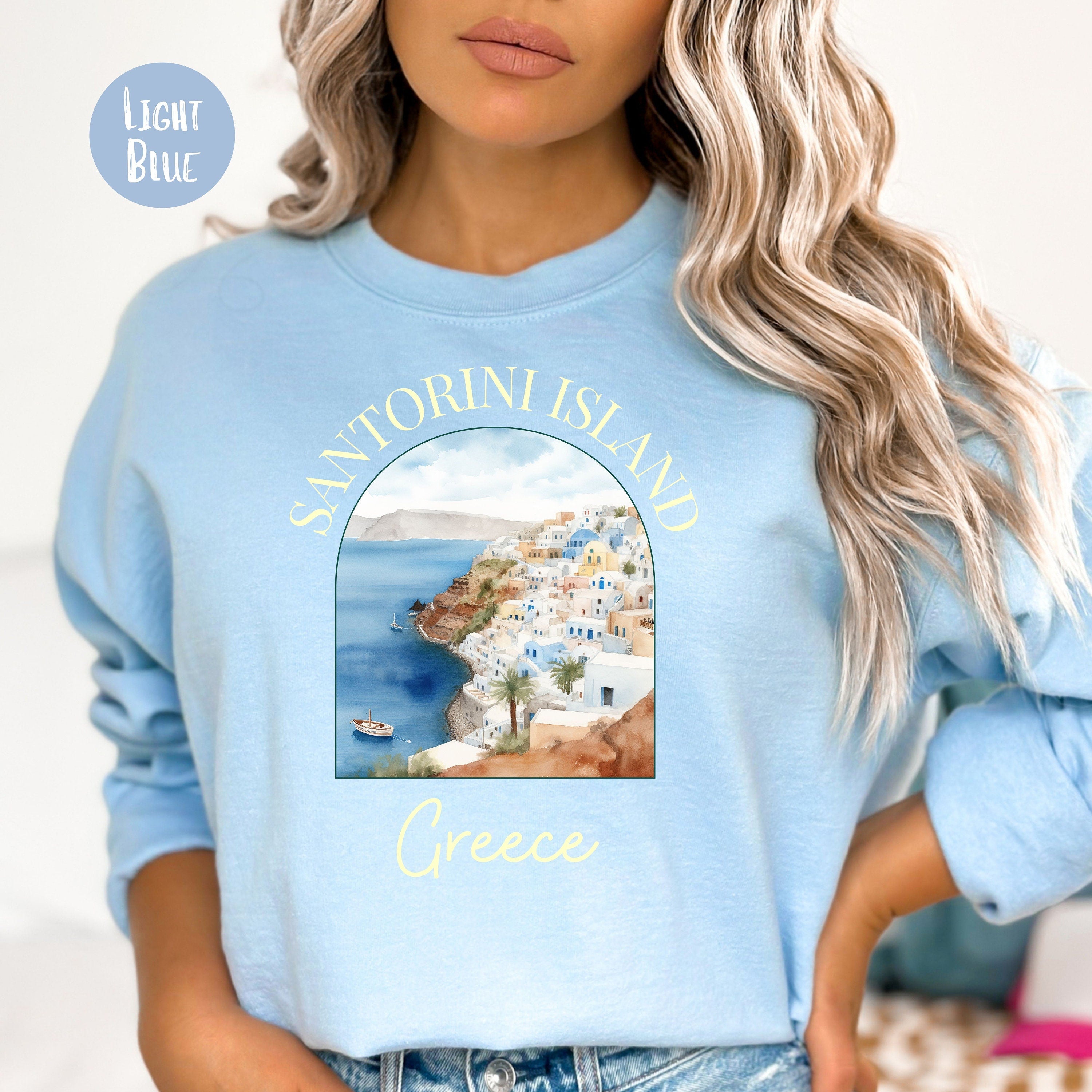 Santorini Island Greece Sweatshirt