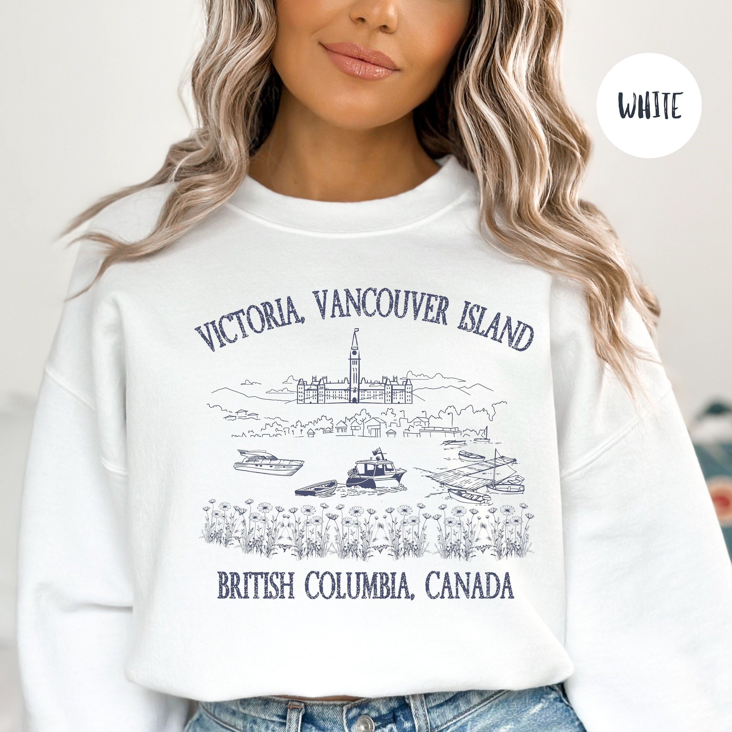 Vancouver Island Victoria British Columbia Sweatshirt