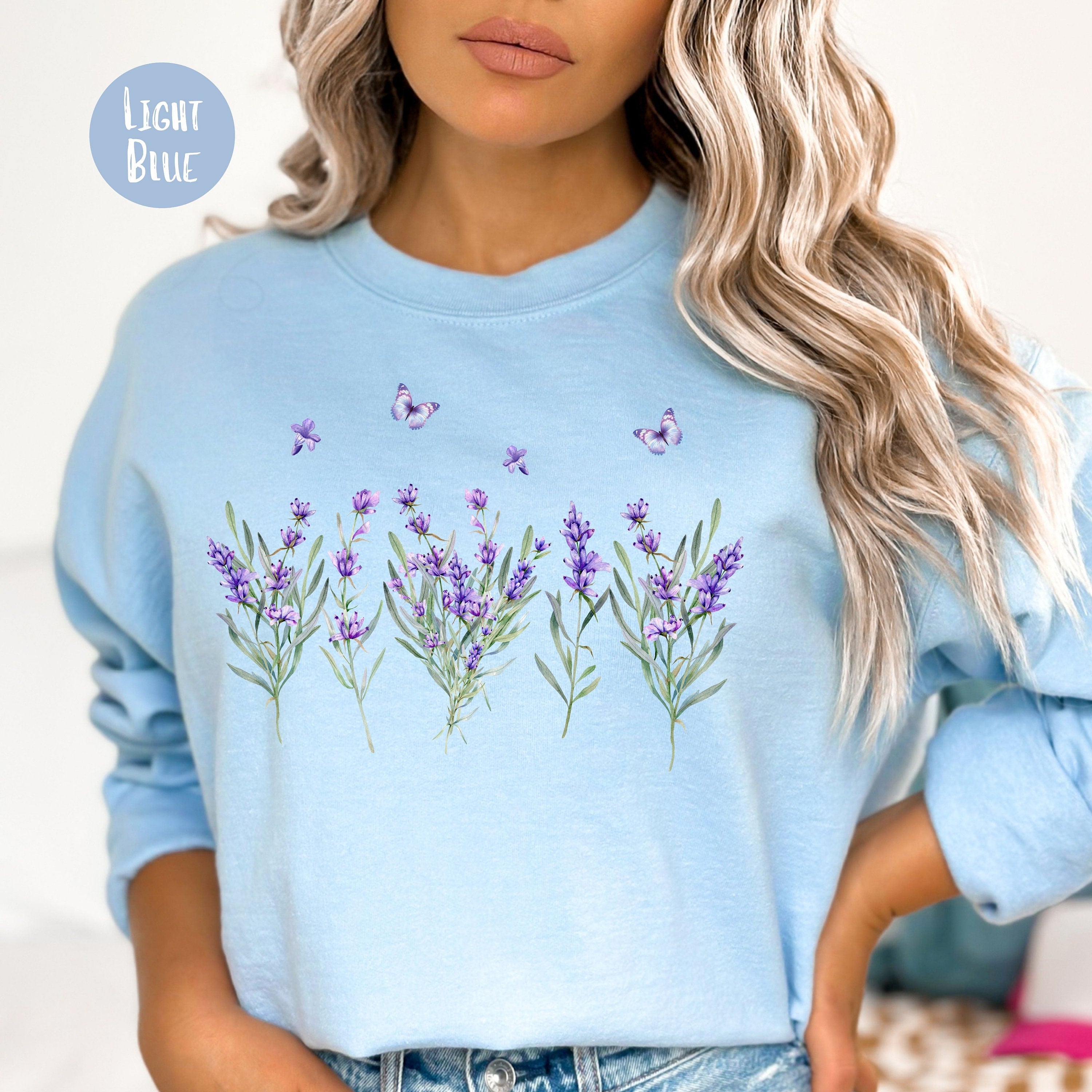 Lavender Wildflowers Sweatshirt