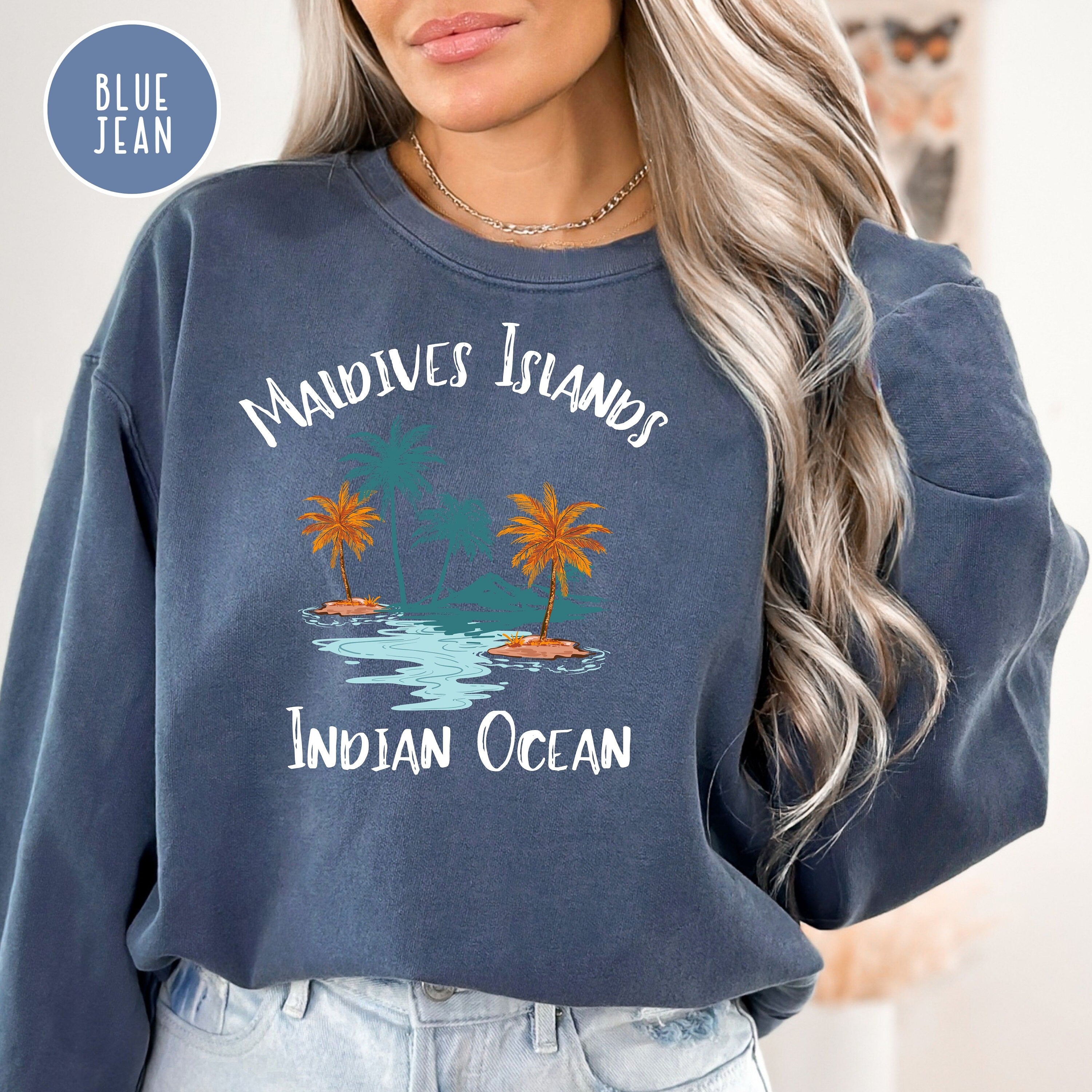 Maldives Indian Ocean Vacation Comfort Colors® Sweatshirt