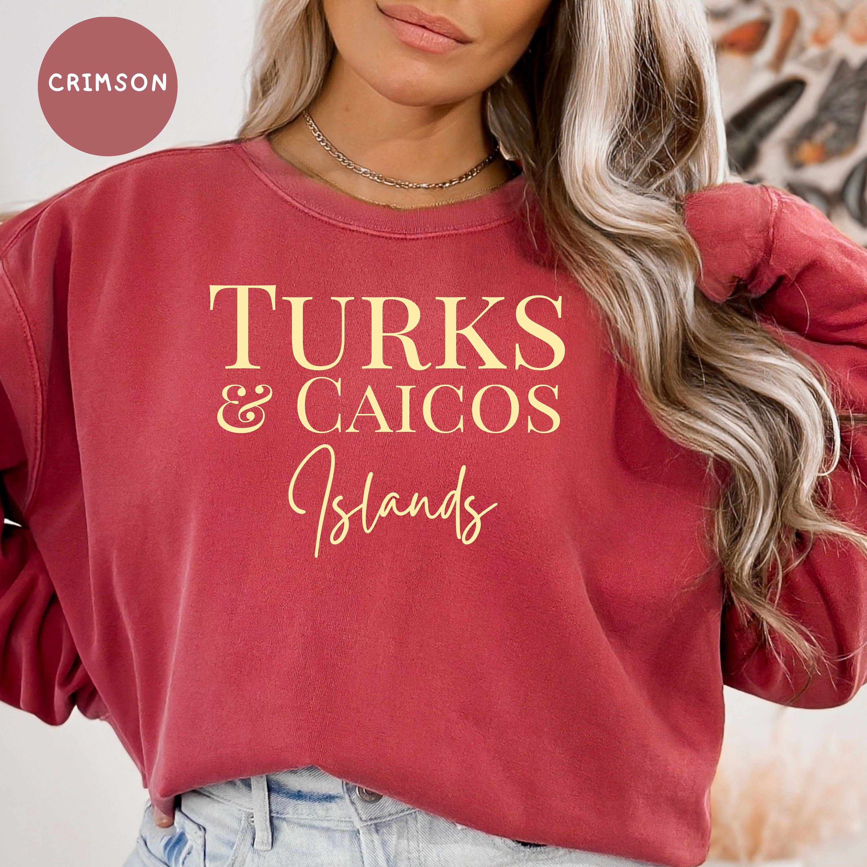 Turks and Caicos Islands Comfort Colors® Sweatshirt