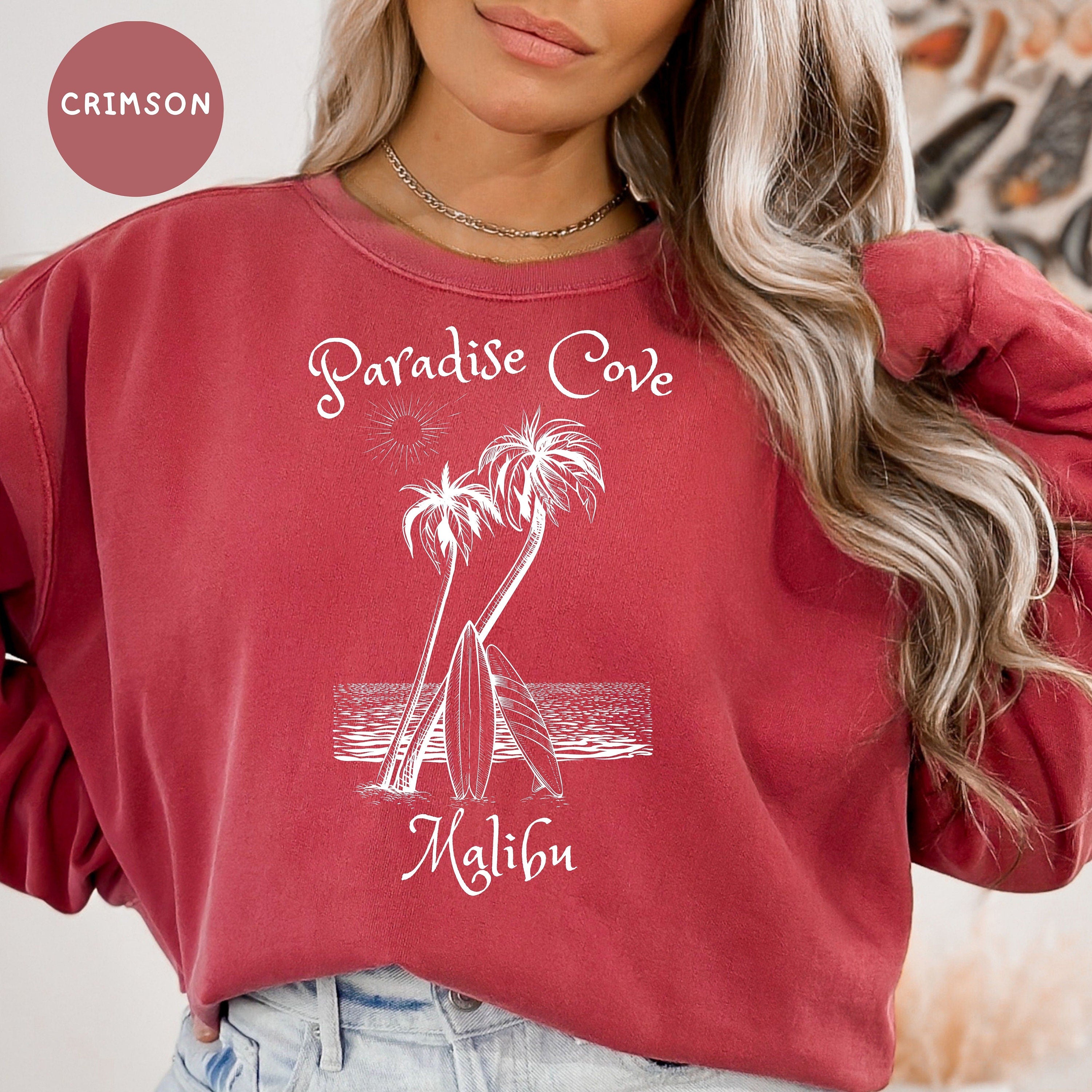 Paradise Cove Malibu Comfort Colors® Beach Sweatshirt