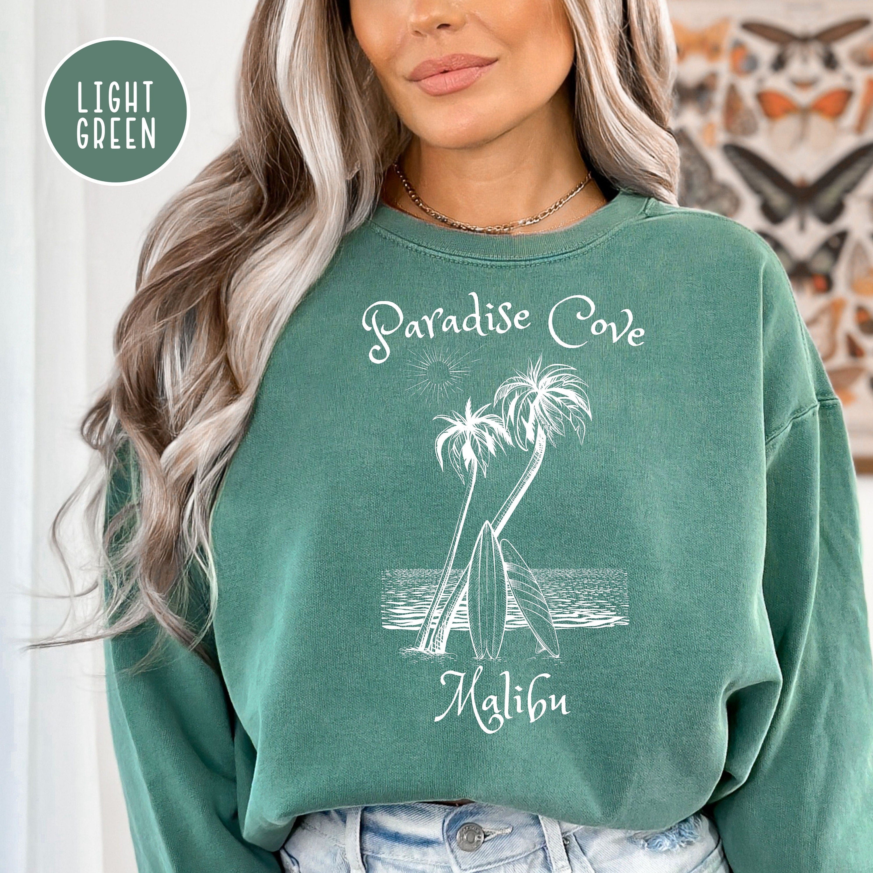 Paradise Cove Malibu Comfort Colors® Beach Sweatshirt