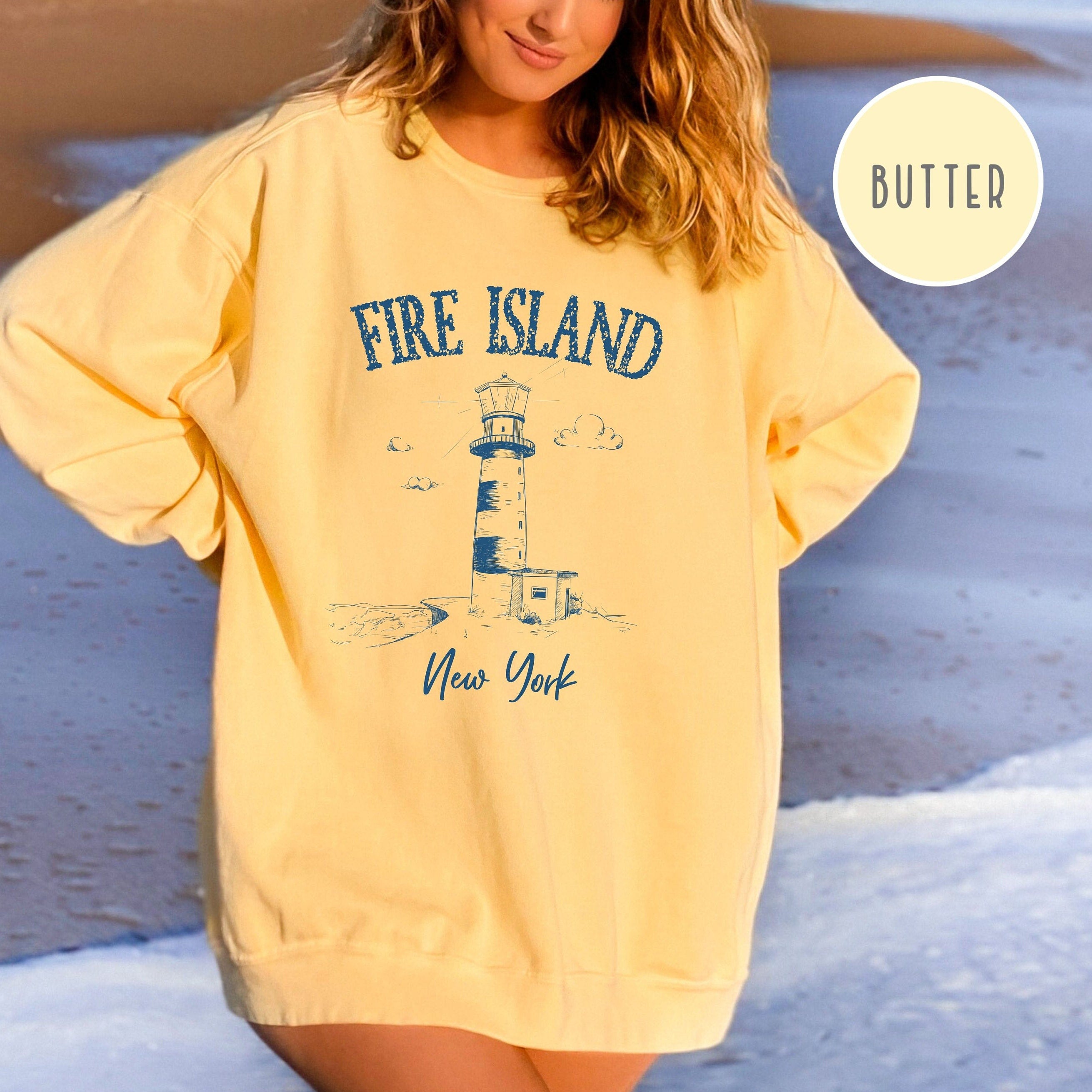 Fire Island New York Comfort Colors® Sweatshirt