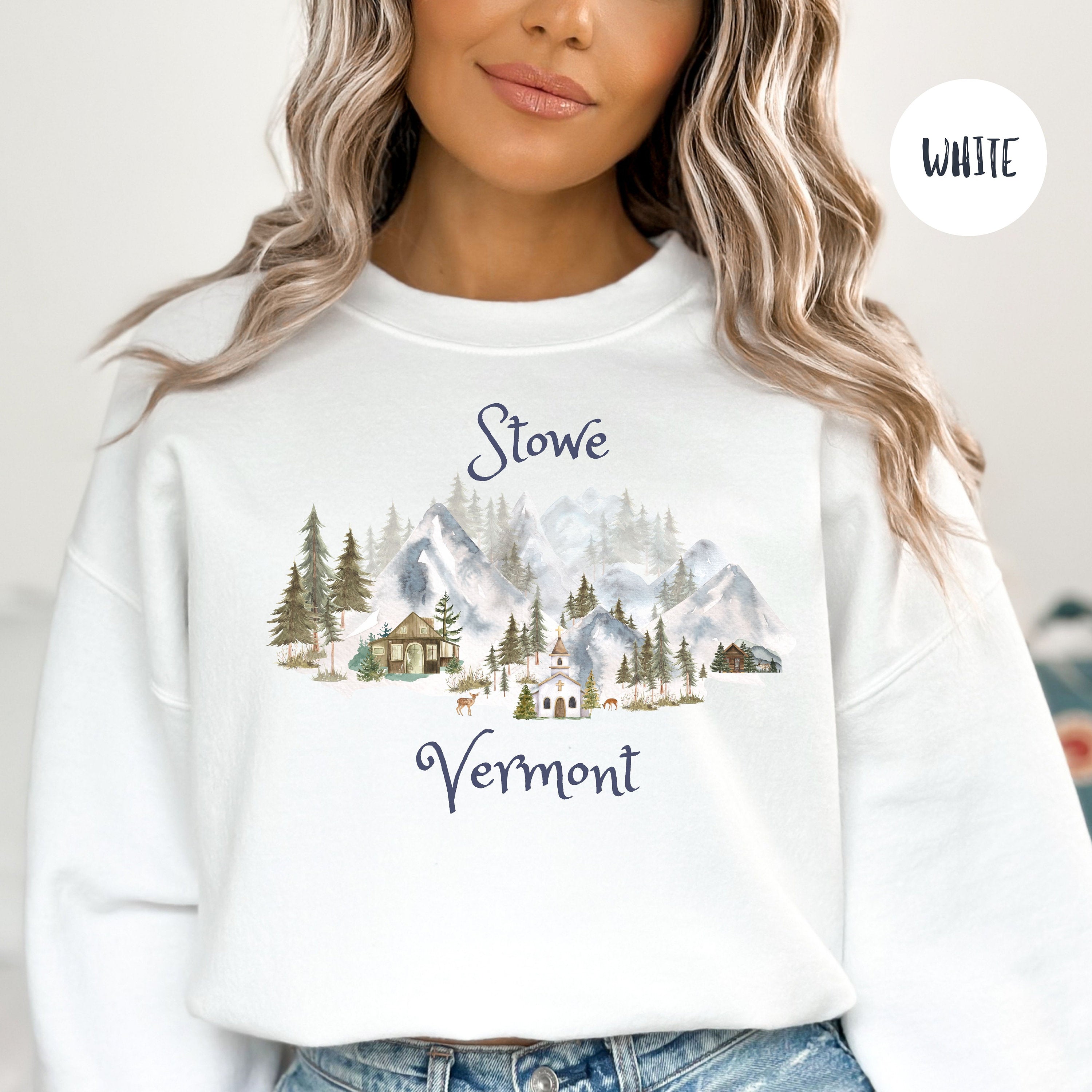 Stowe Vermont Gildan Sweatshirt