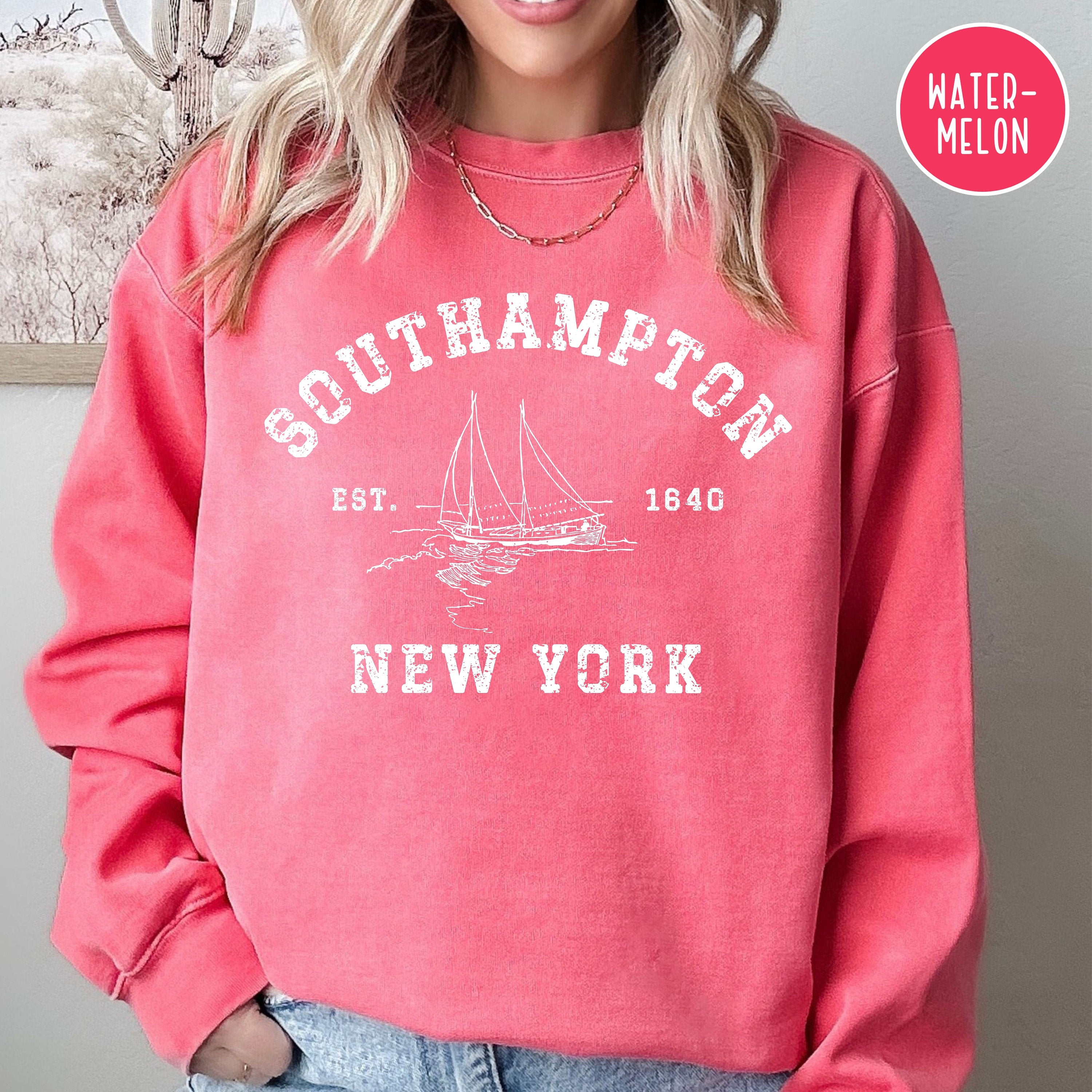 Southampton New York Grunge Style Comfort Colors® Sweatshirt