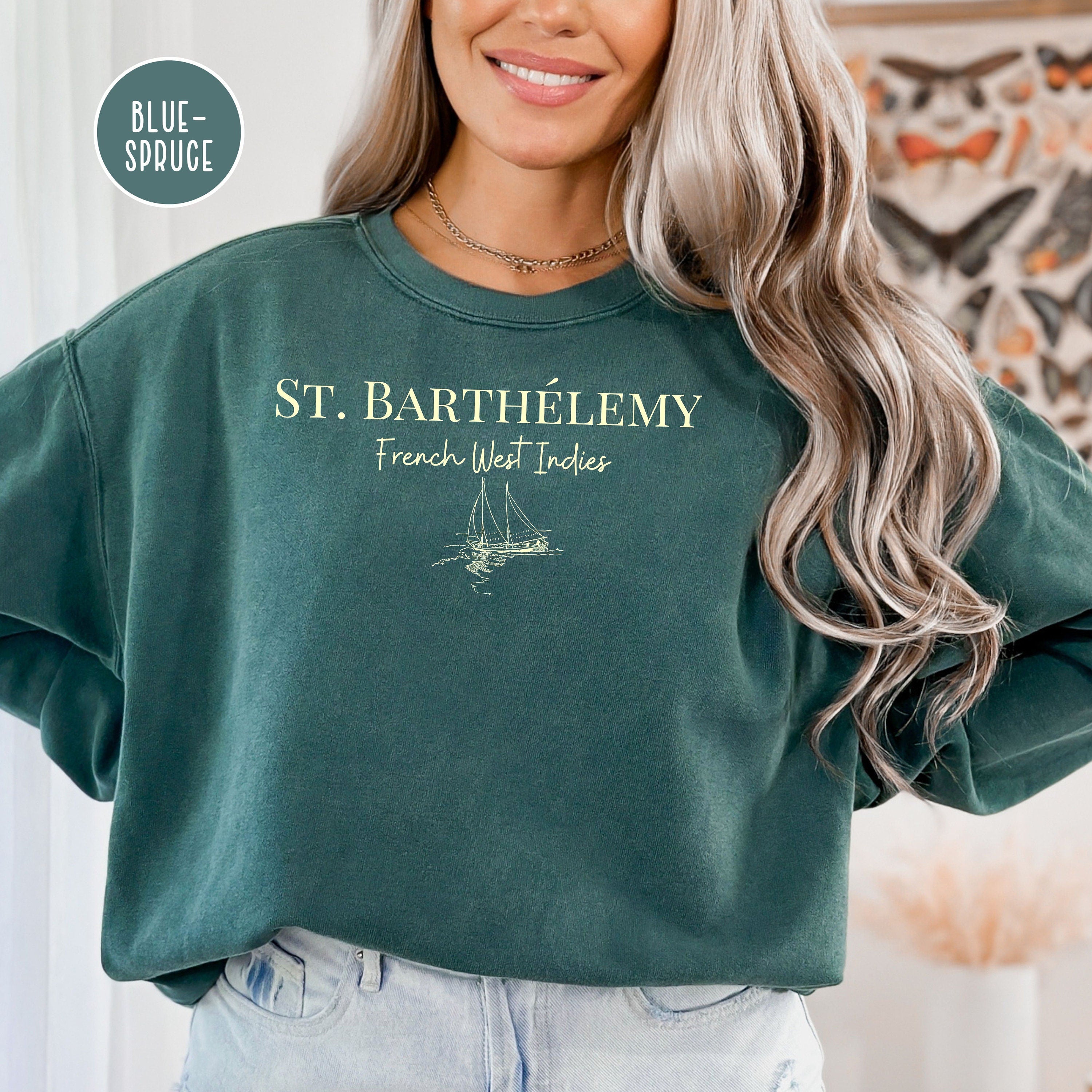 St Barts Comfort Colors® Sweatshirt