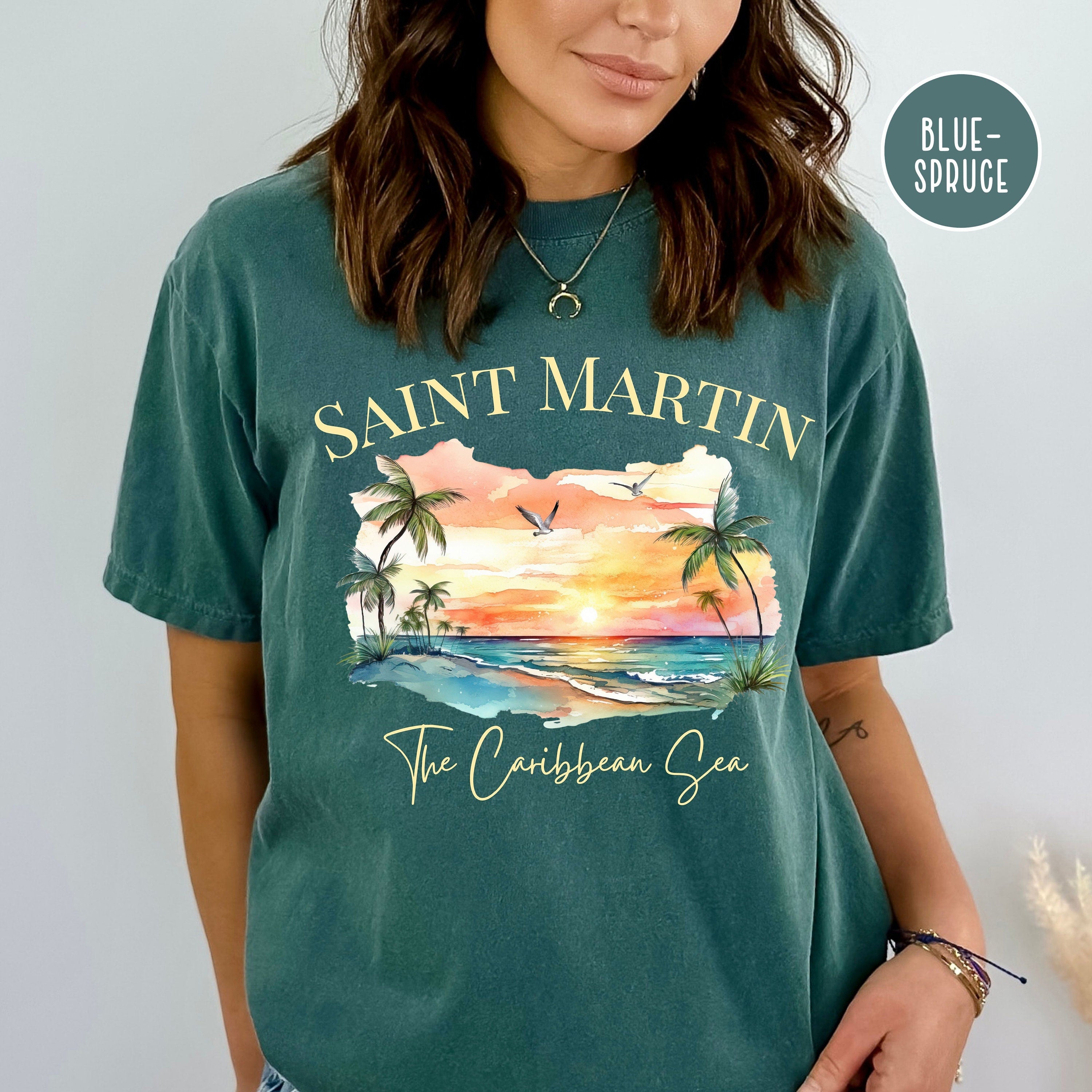 Saint Martin Caribbean Island Comfort Colors® Tee