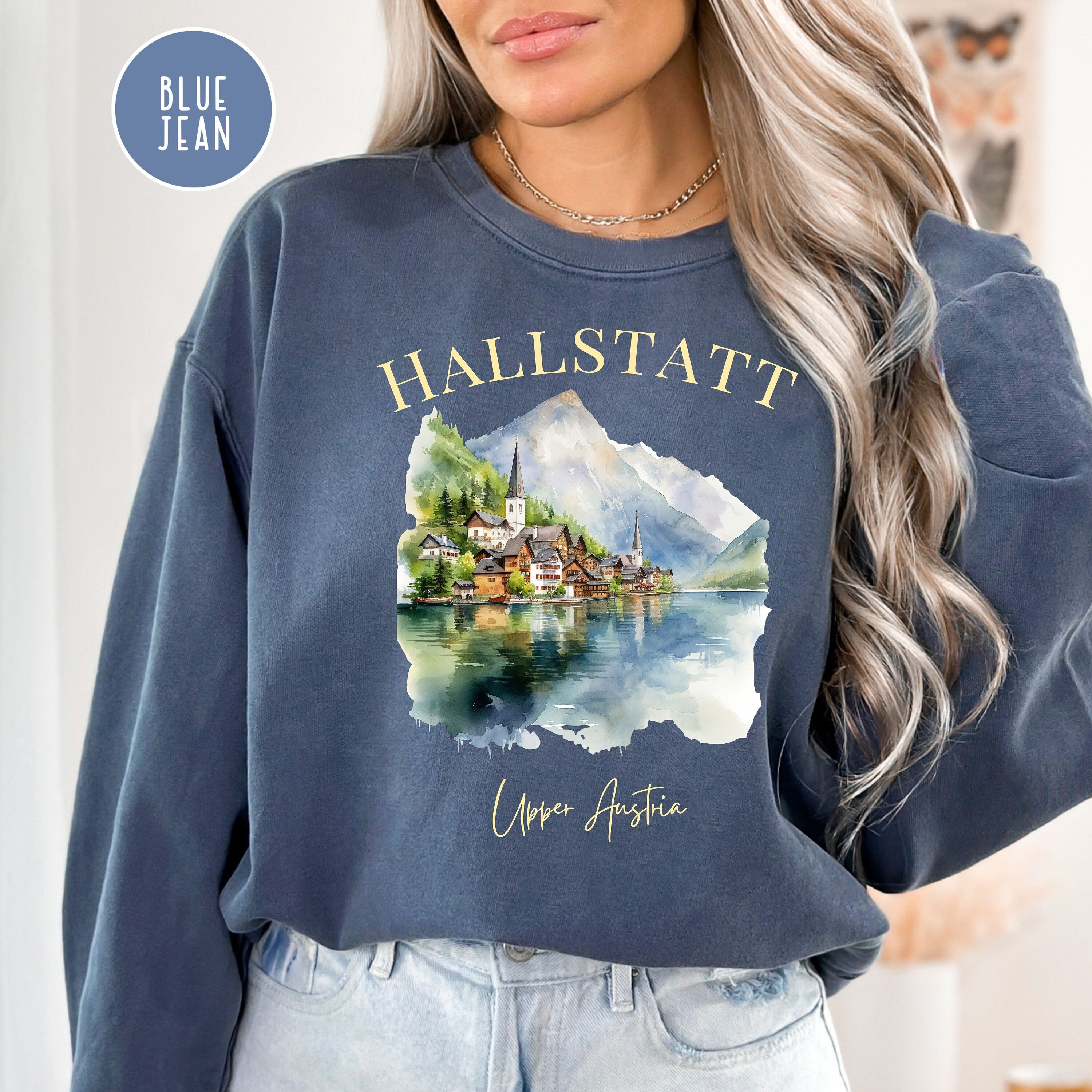 Hallstatt Austria Comfort Colors® Sweatshirt