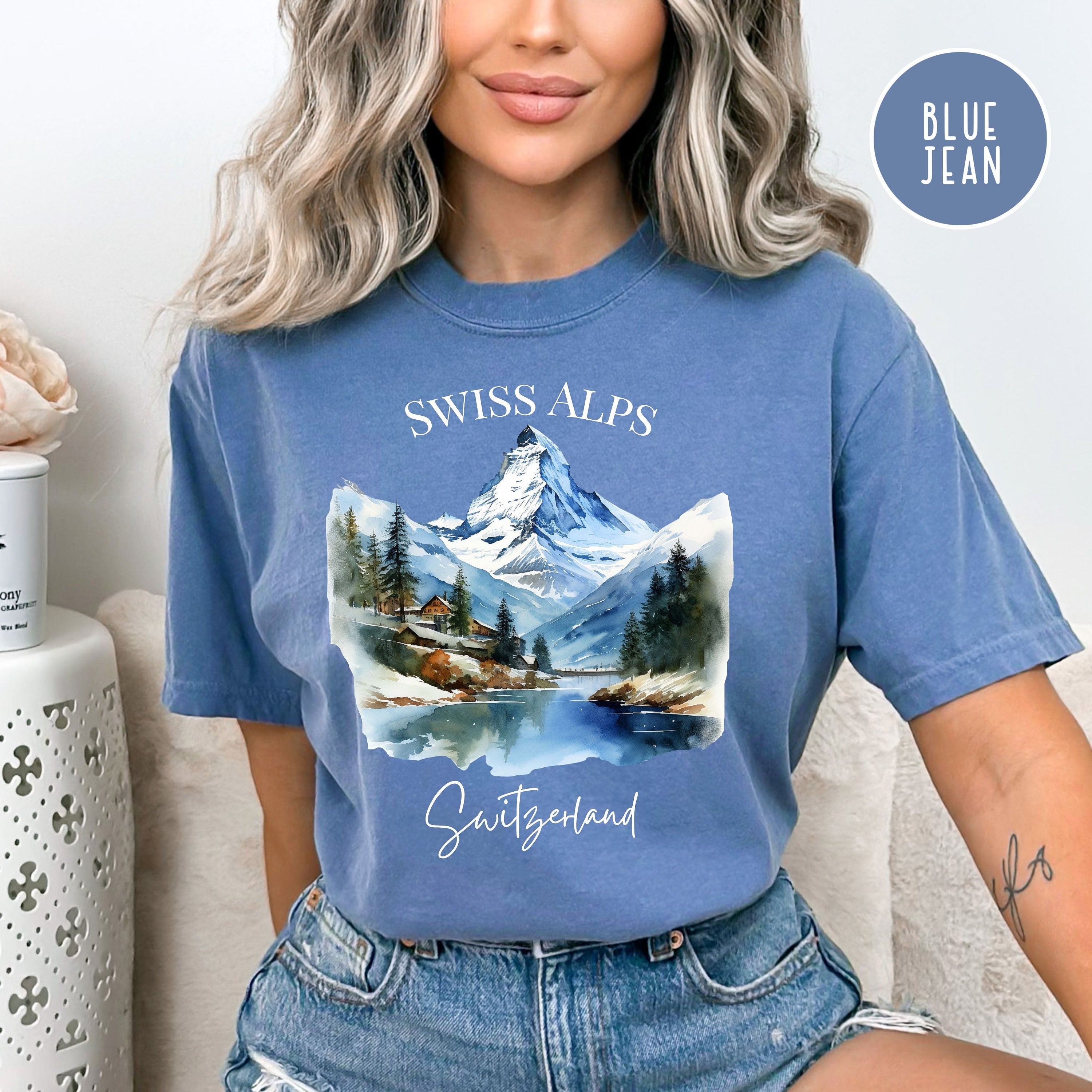 Swiss Alps Switzerland Comfort Colors® Tee