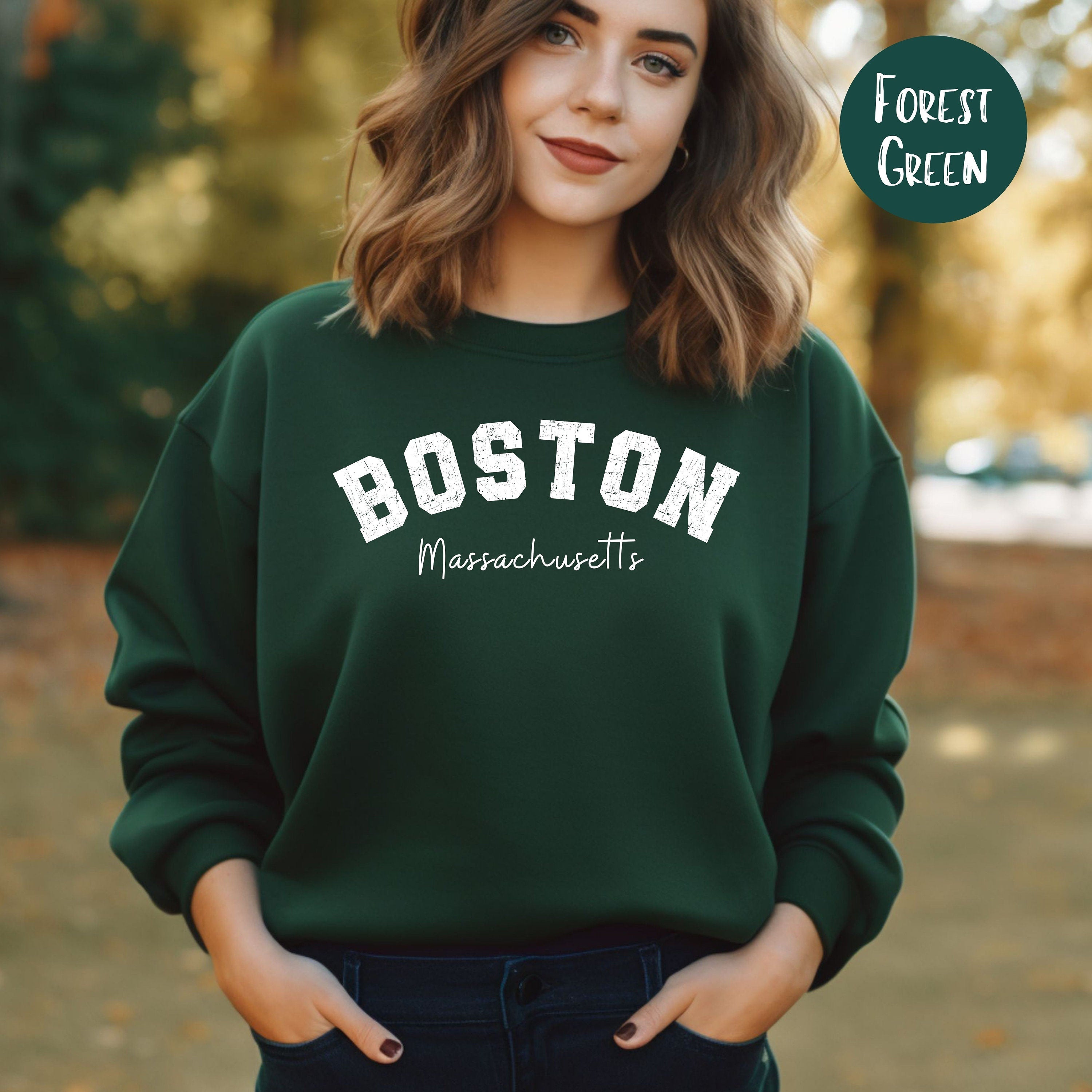 Boston Massachusetts Gildan Sweatshirt