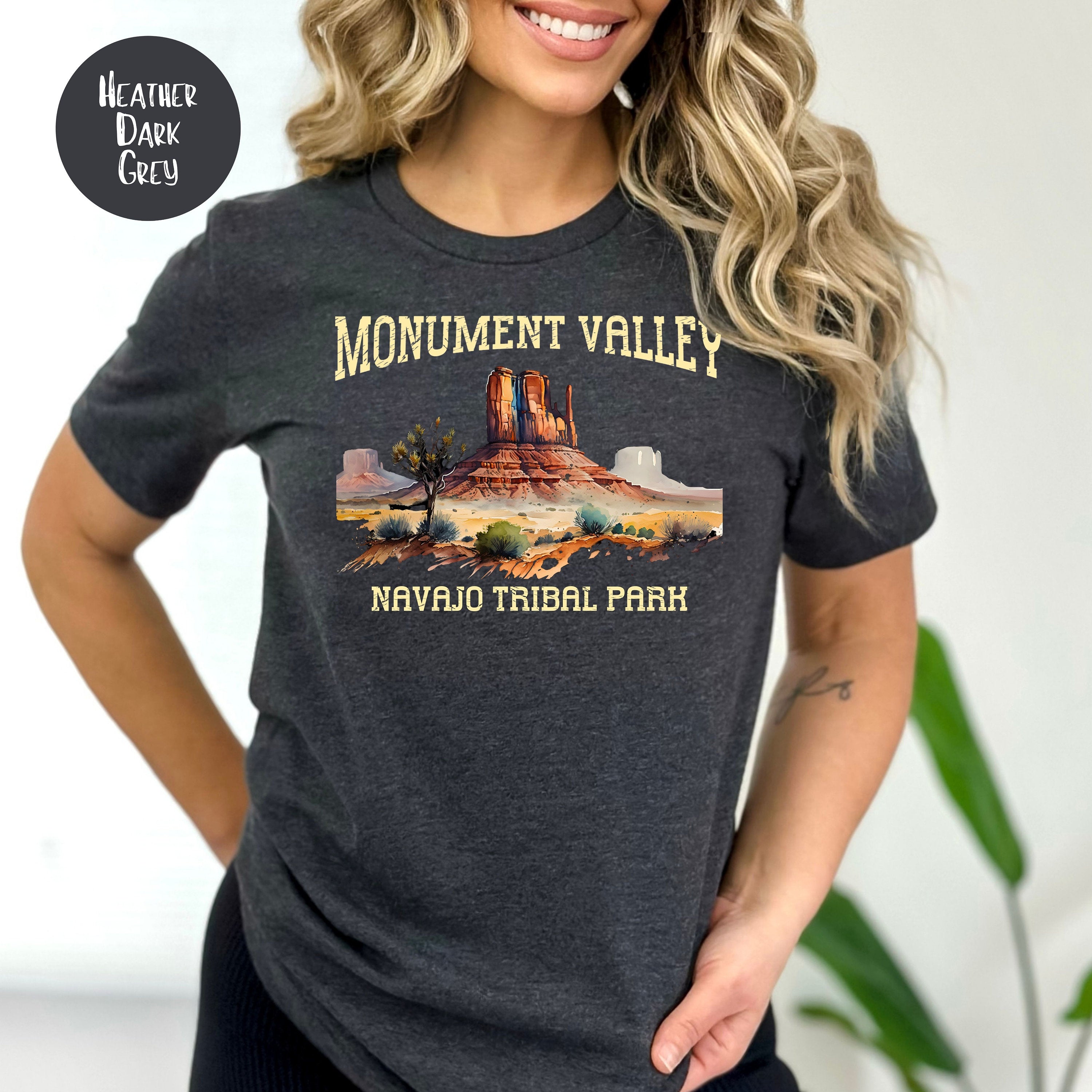 Monument Valley National Park Arizonia Bella Canvas Tee