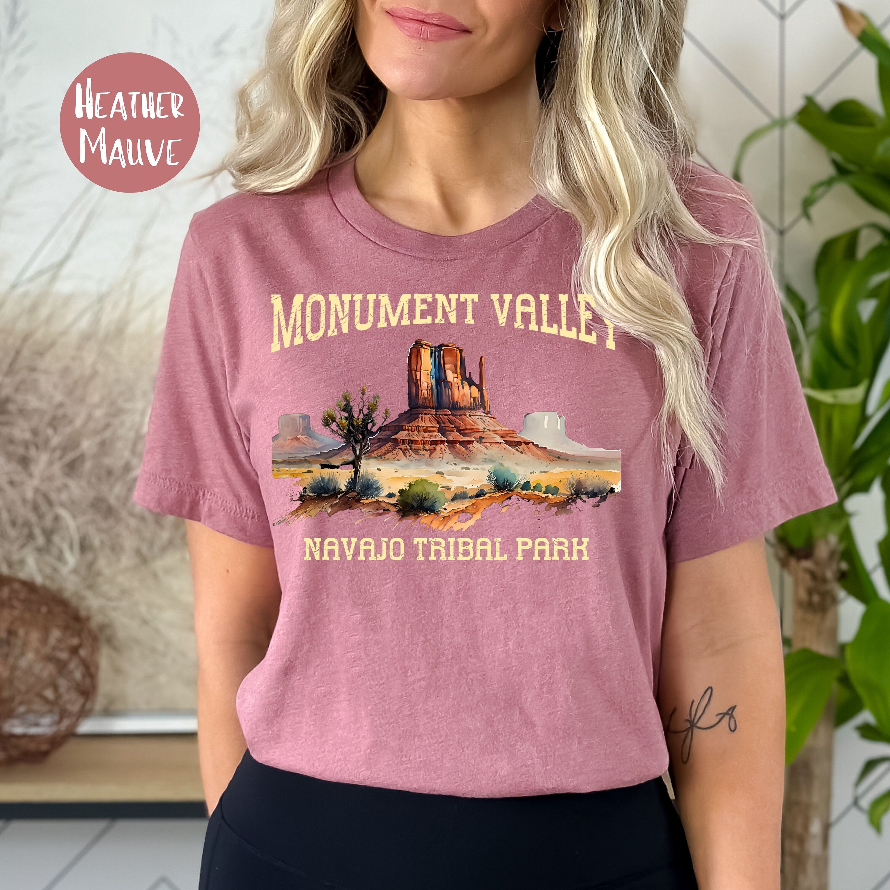 Monument Valley National Park Arizonia Bella Canvas Tee