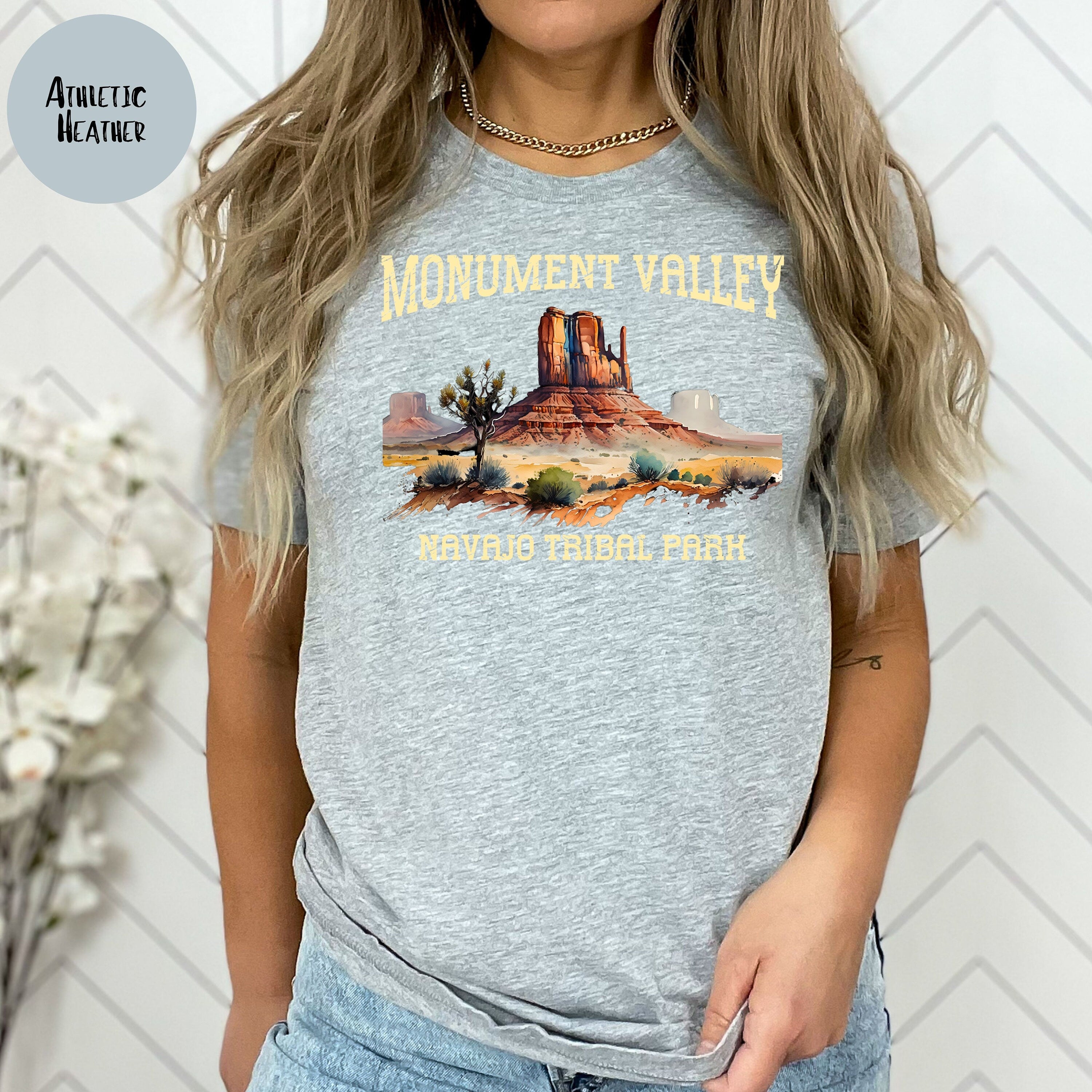 Monument Valley National Park Arizonia Bella Canvas Tee