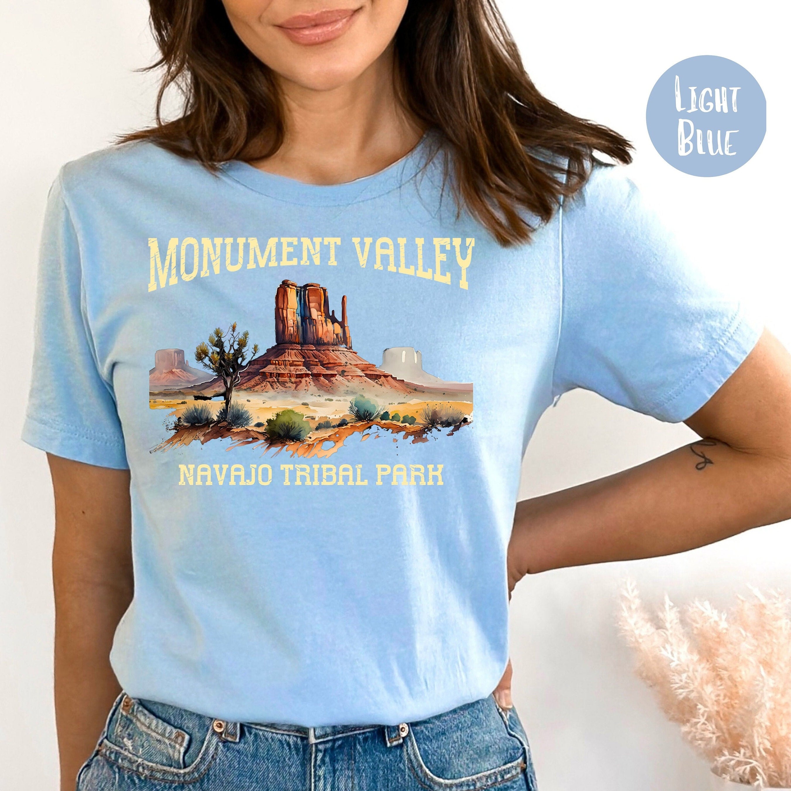 Monument Valley National Park Arizonia Bella Canvas Tee