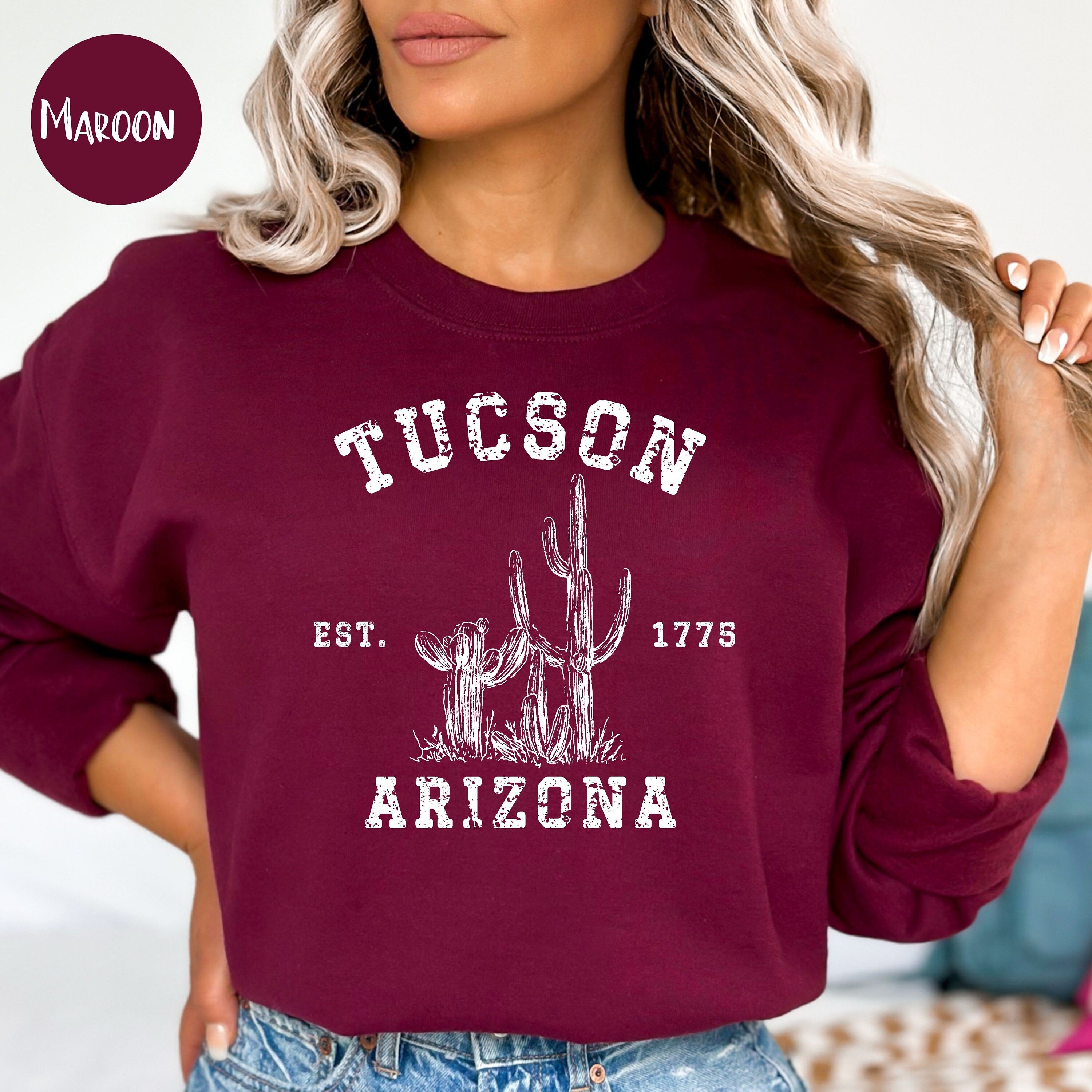 Tucson Arizona Grunge Style Sweatshirt