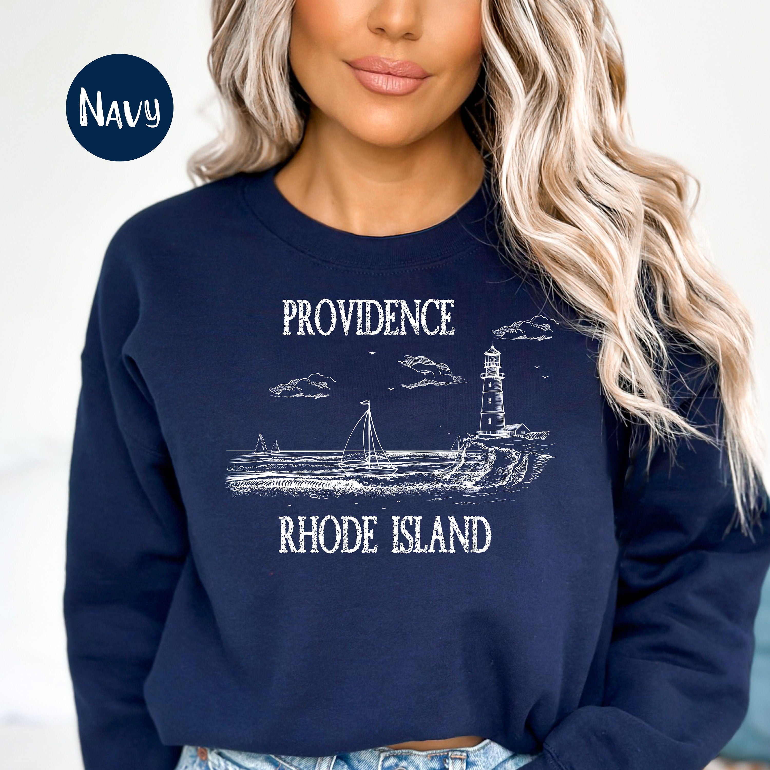 Providence Rhode Island Grunge Style Sweatshirt