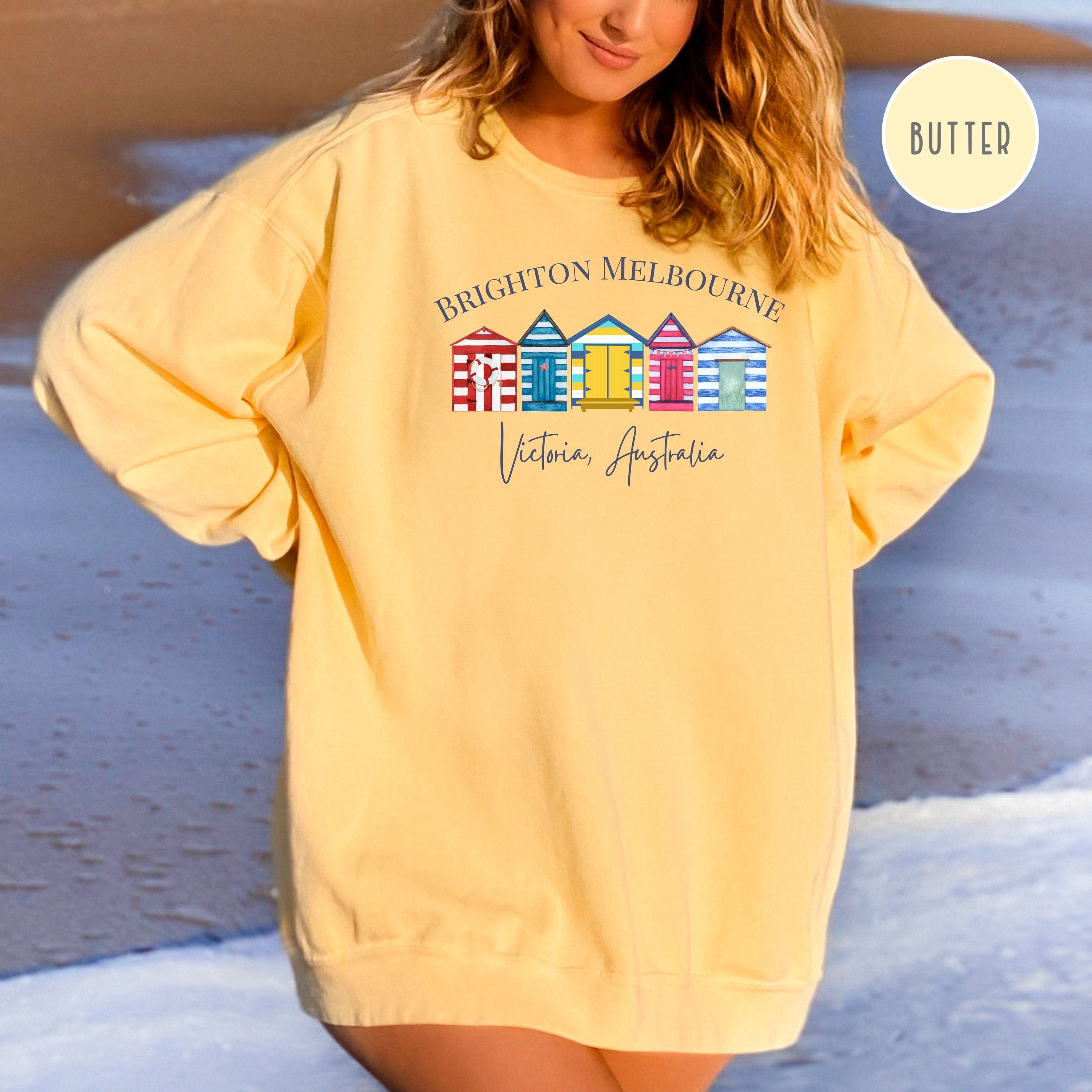 Brighton Melbourne Australia Comfort Colors® Sweatshirt