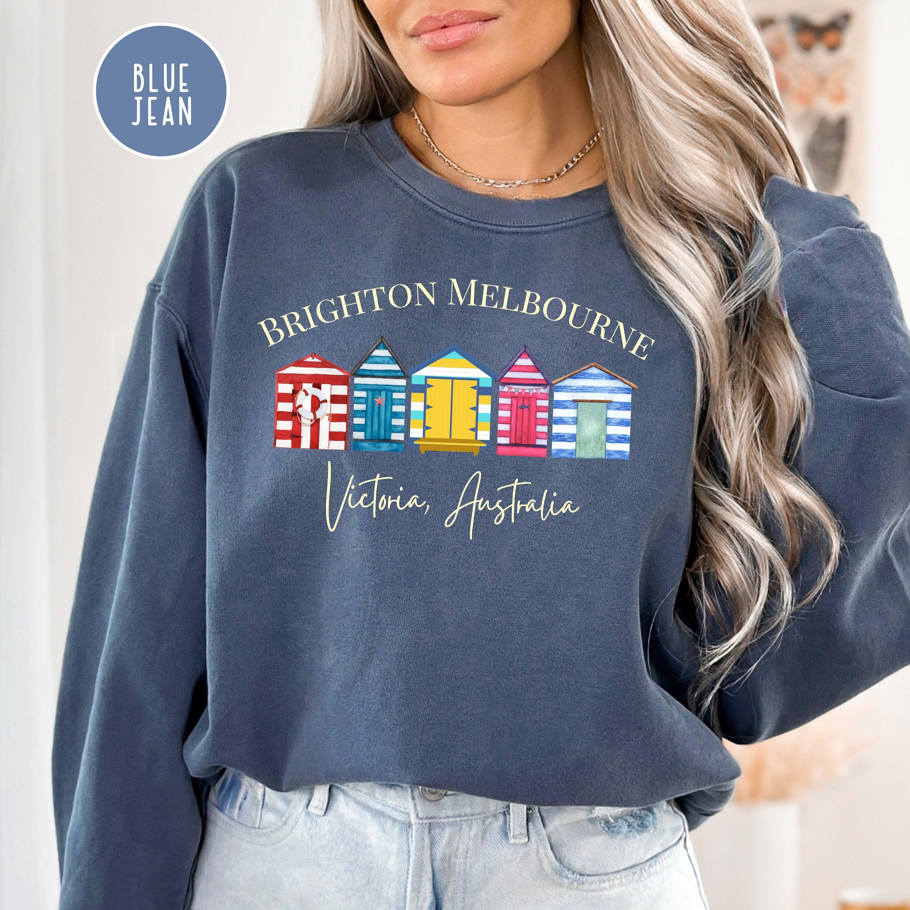 Brighton Melbourne Australia Comfort Colors® Sweatshirt