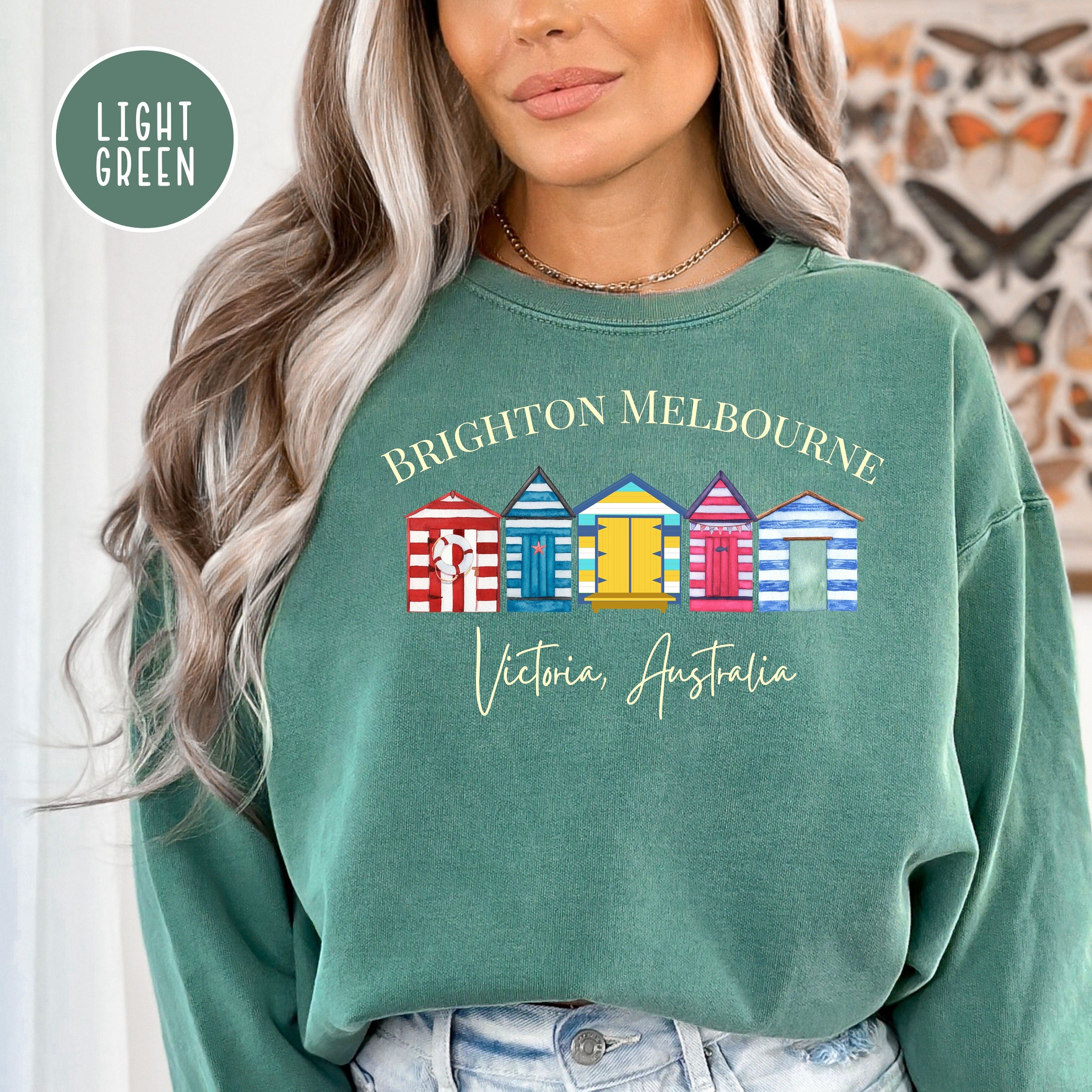 Brighton Melbourne Australia Comfort Colors® Sweatshirt