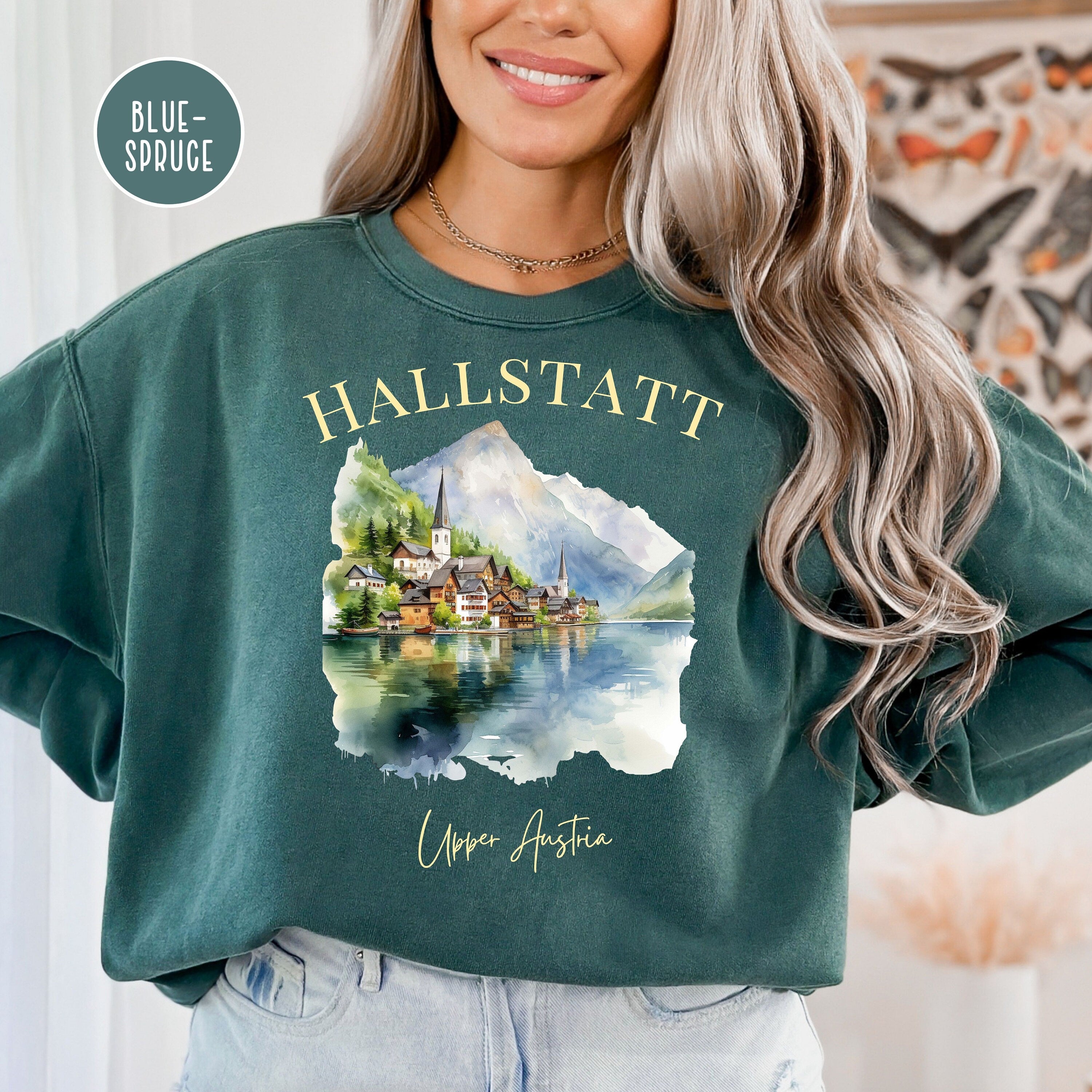 Hallstatt Austria Comfort Colors® Sweatshirt