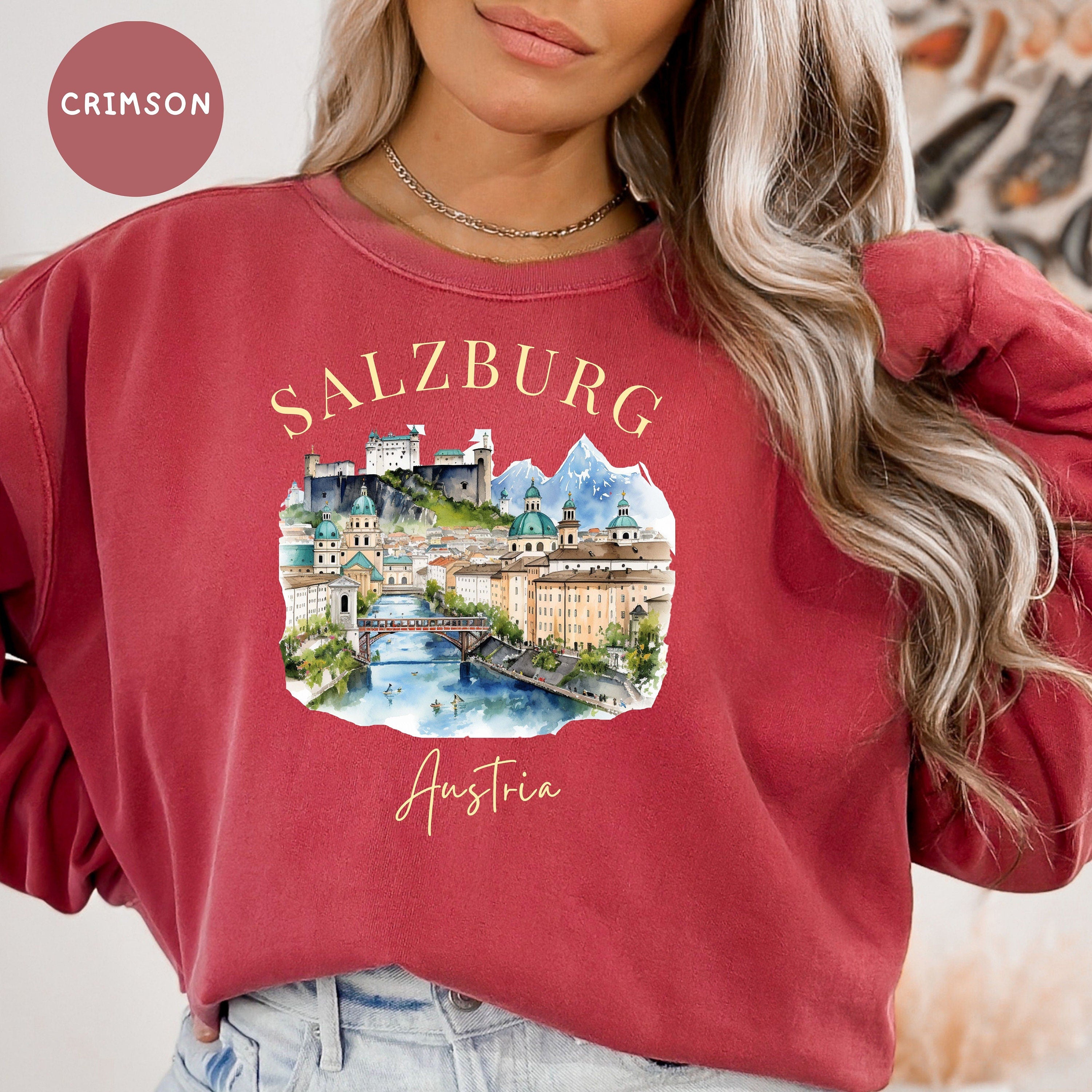 Salzburg Austria Comfort Colors® Sweatshirt