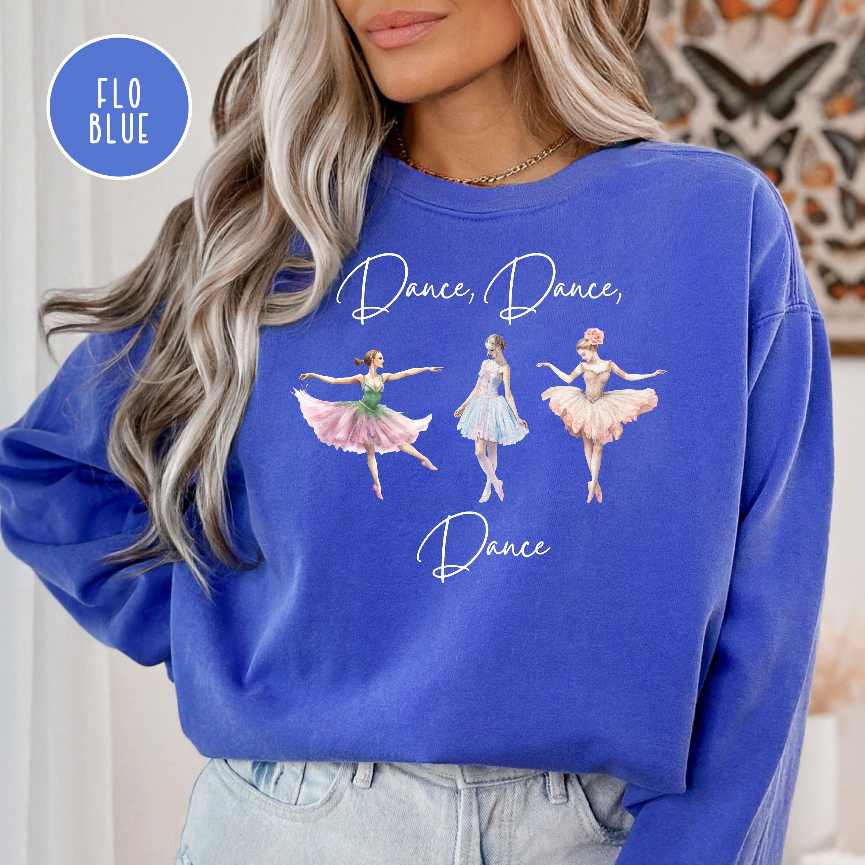 Ballerina Comfort Colors® Sweatshirt Gift for Dancer