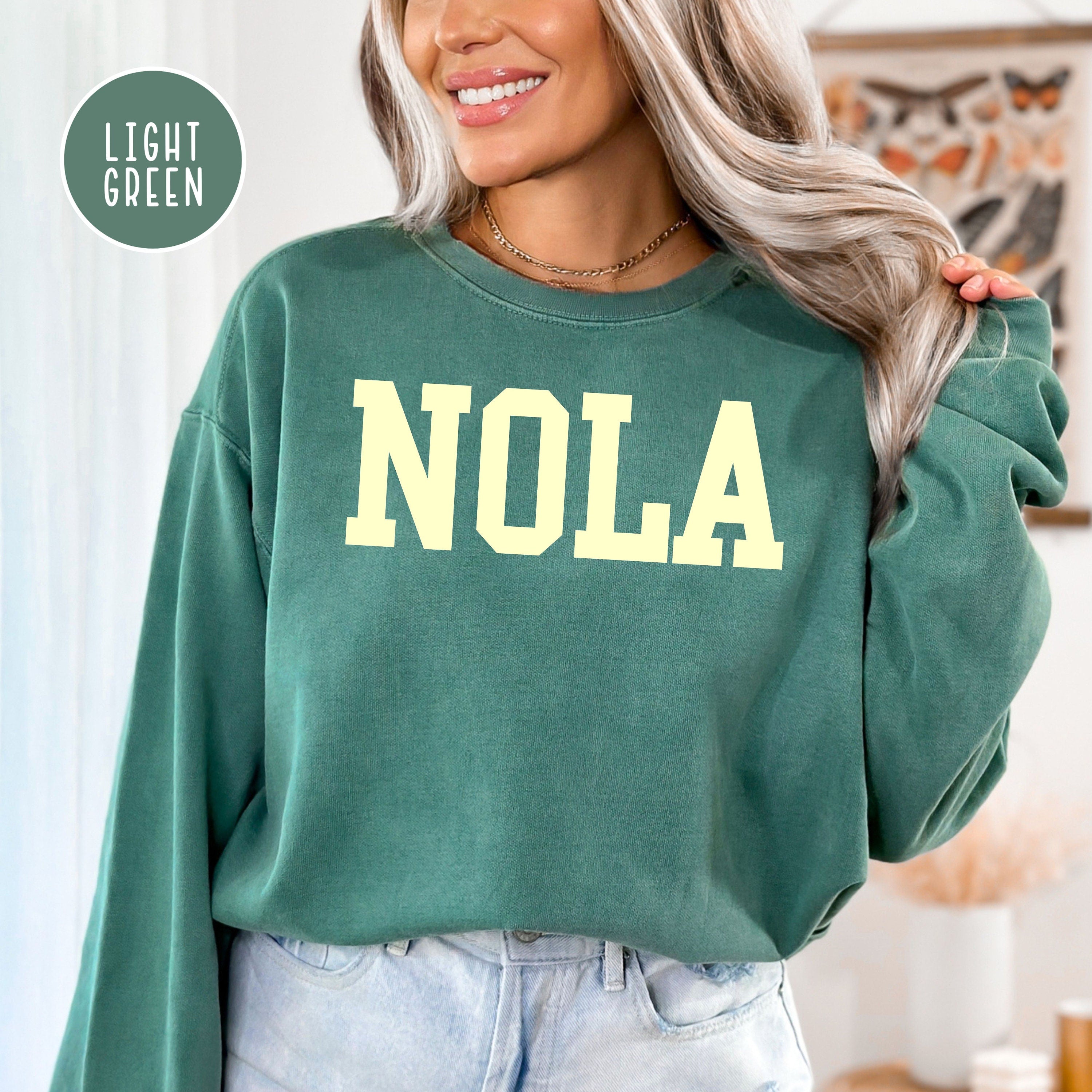 NOLA New Orleans Louisiana Comfort Colors® Sweatshirt