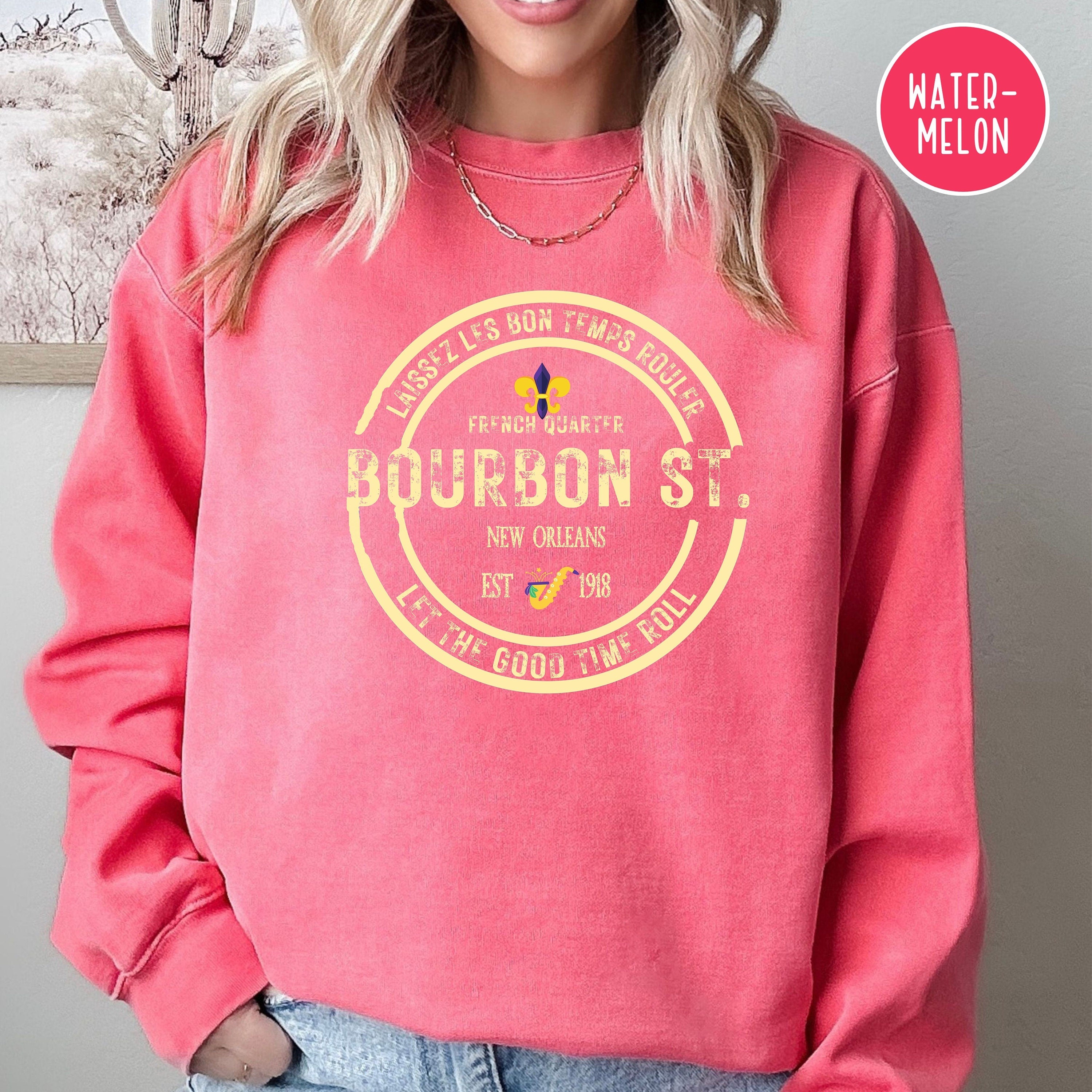 Bourbon Street New Orleans  Comfort Colors® Sweatshirt