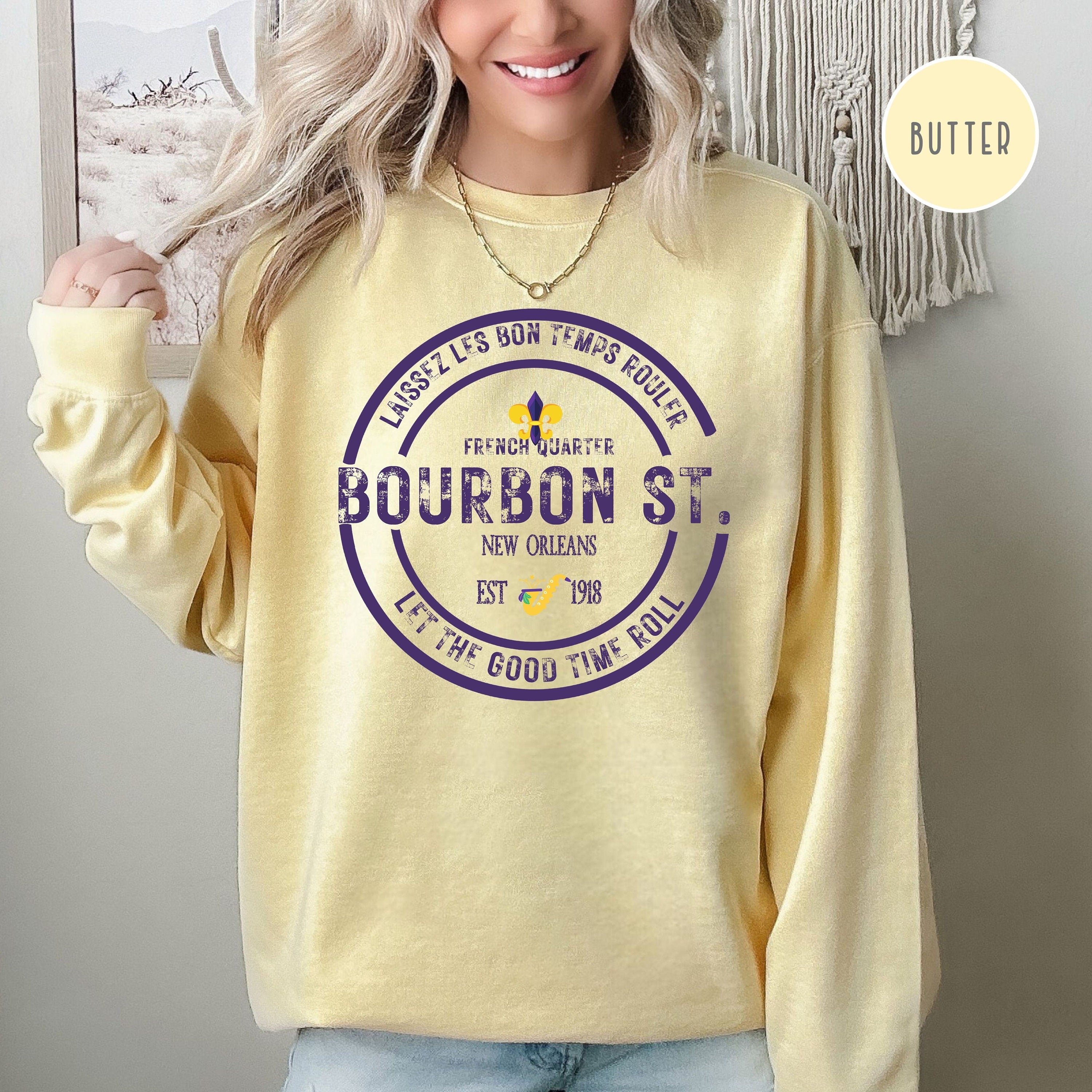 Bourbon Street New Orleans  Comfort Colors® Sweatshirt