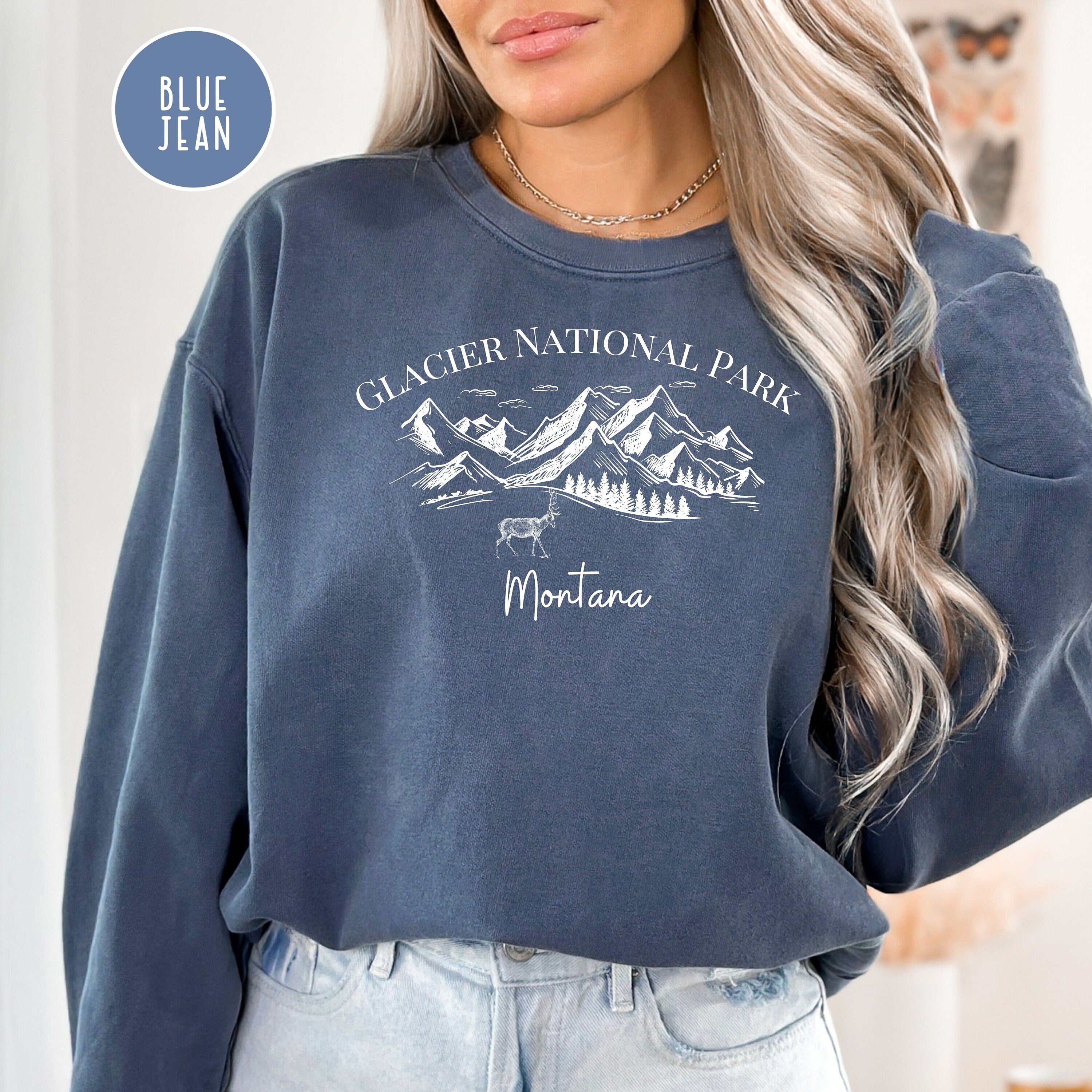 Glacier National Park Comfort Colors® Sweatshirt