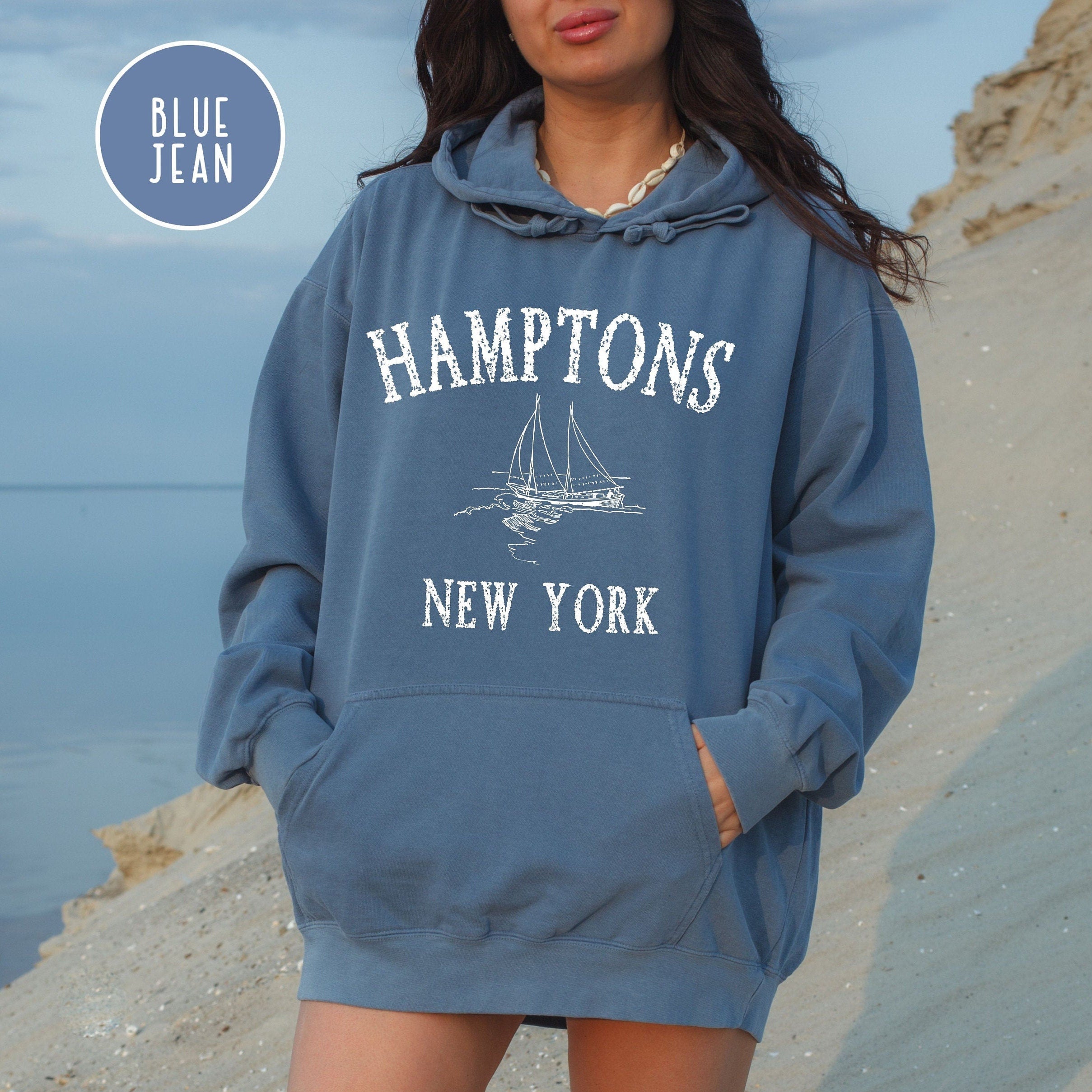 Hamptons New York Comfort Colors® Pre-Shrunk Hoodie