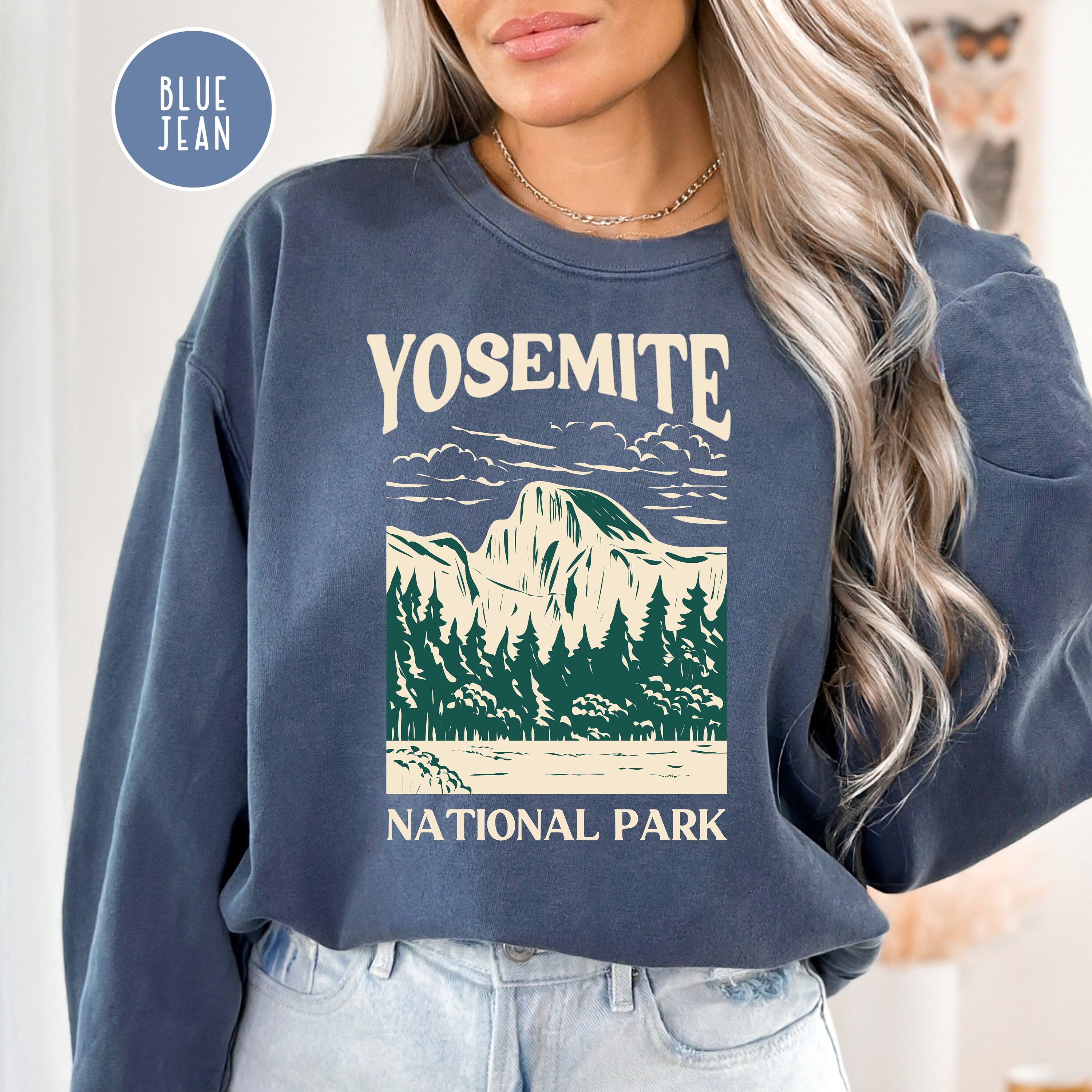 Yosemite National Park Half Dome Comfort Colors® Sweatshirt