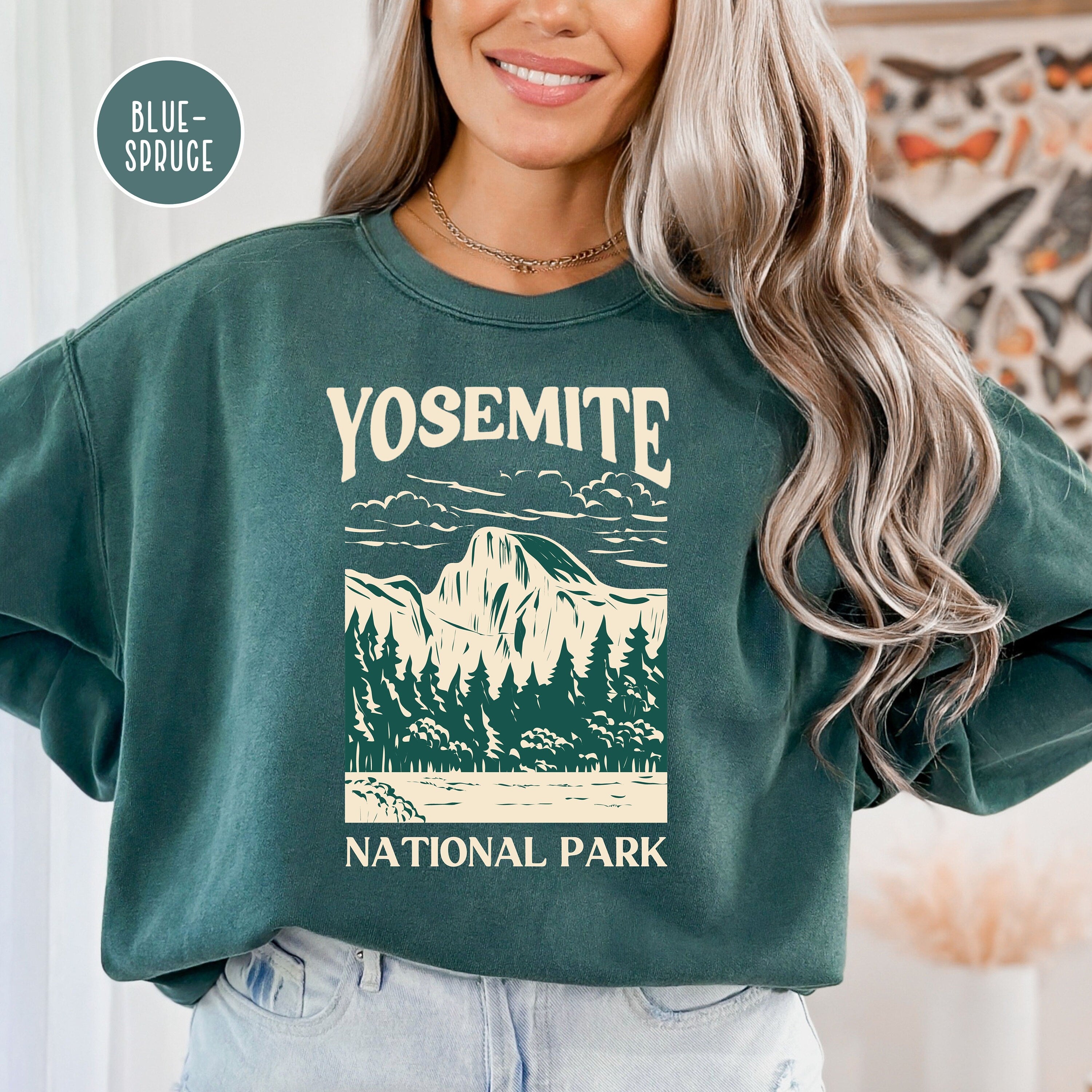 Yosemite National Park Half Dome Comfort Colors® Sweatshirt