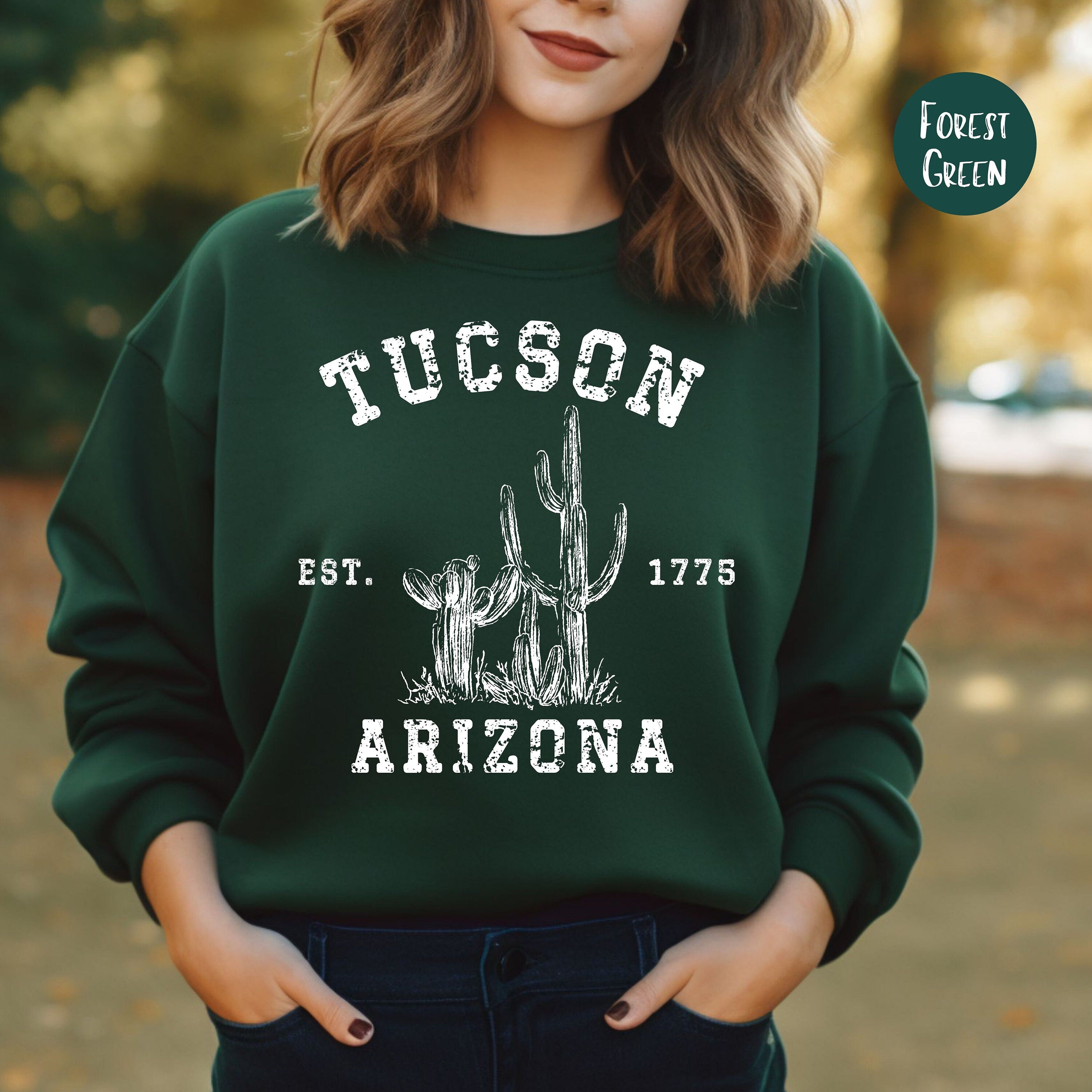 Tucson Arizona Grunge Style Sweatshirt