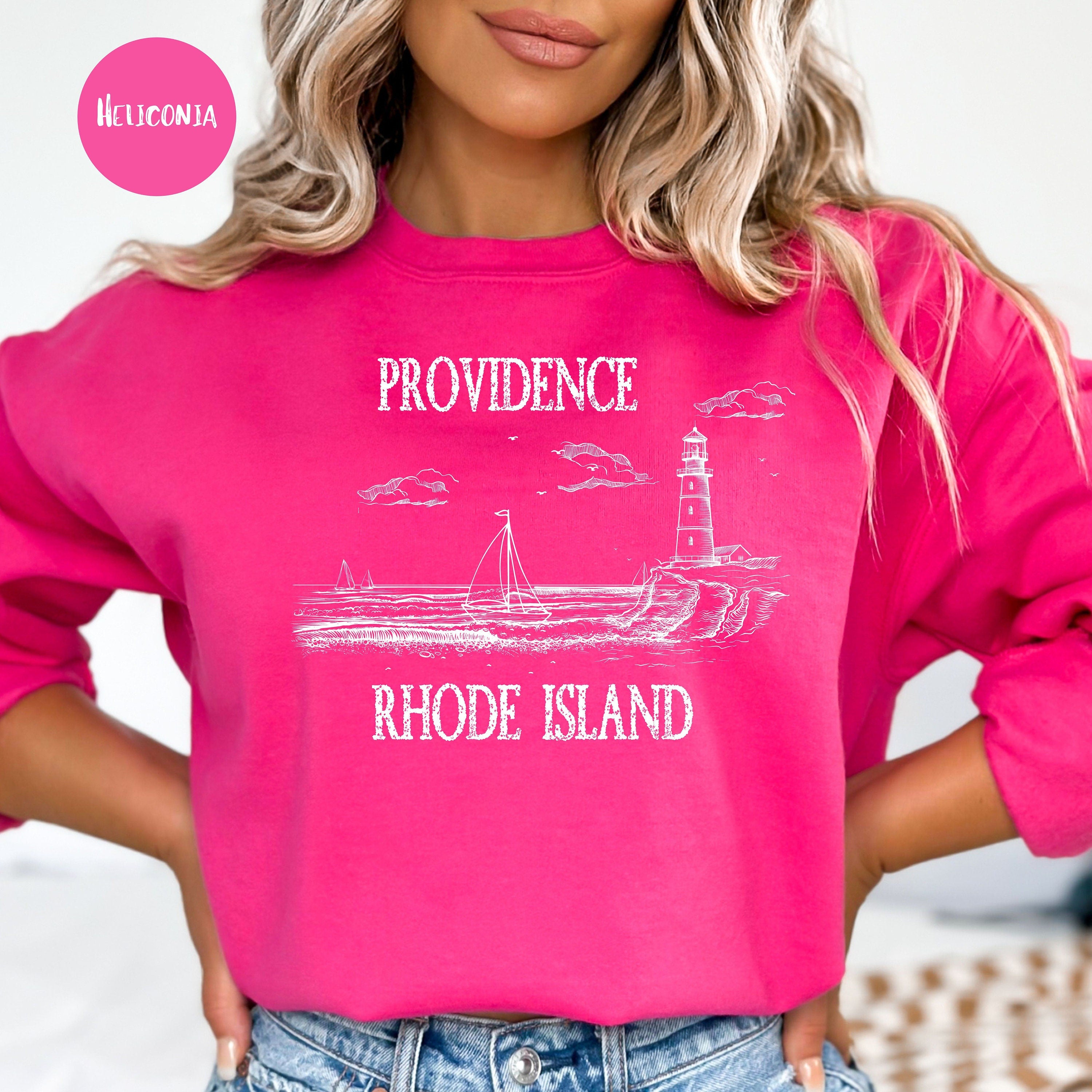 Providence Rhode Island Grunge Style Sweatshirt