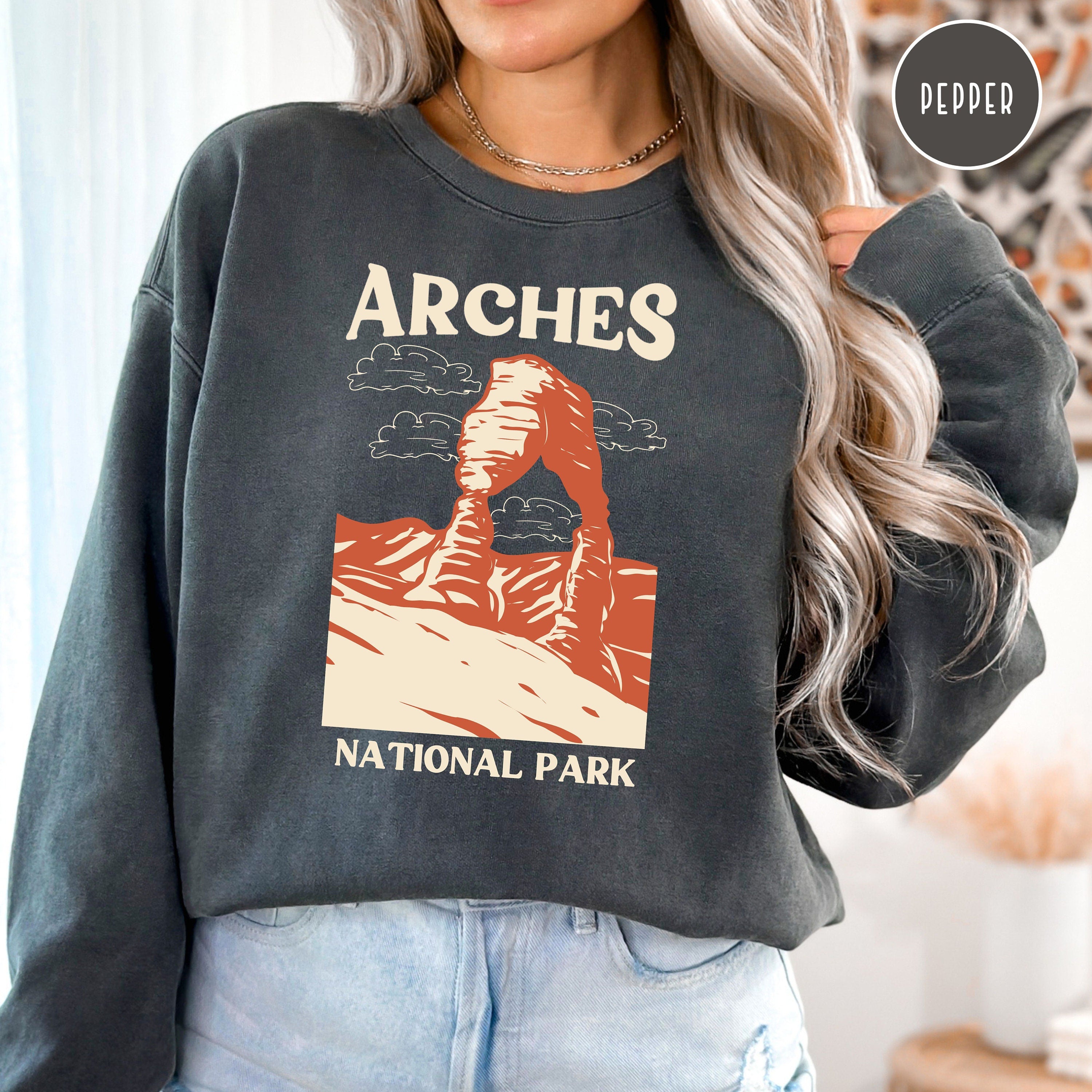 Arches National Park Delicate Arch Comfort Colors® Sweatshirt