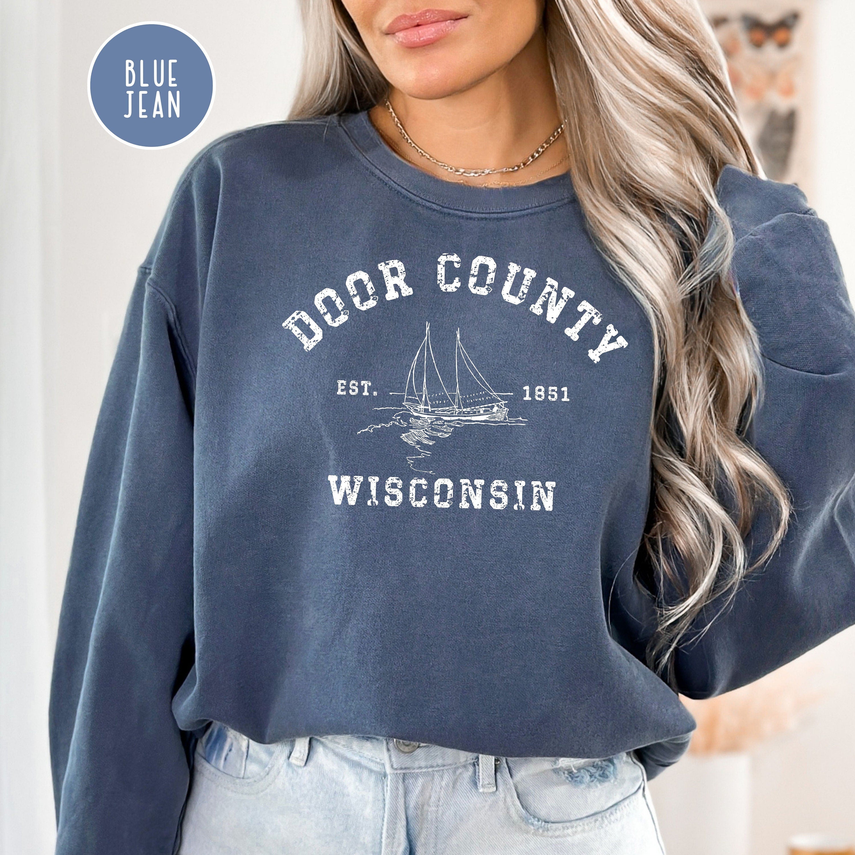 Door County Wisconsin Comfort Colors® Sweatshirt