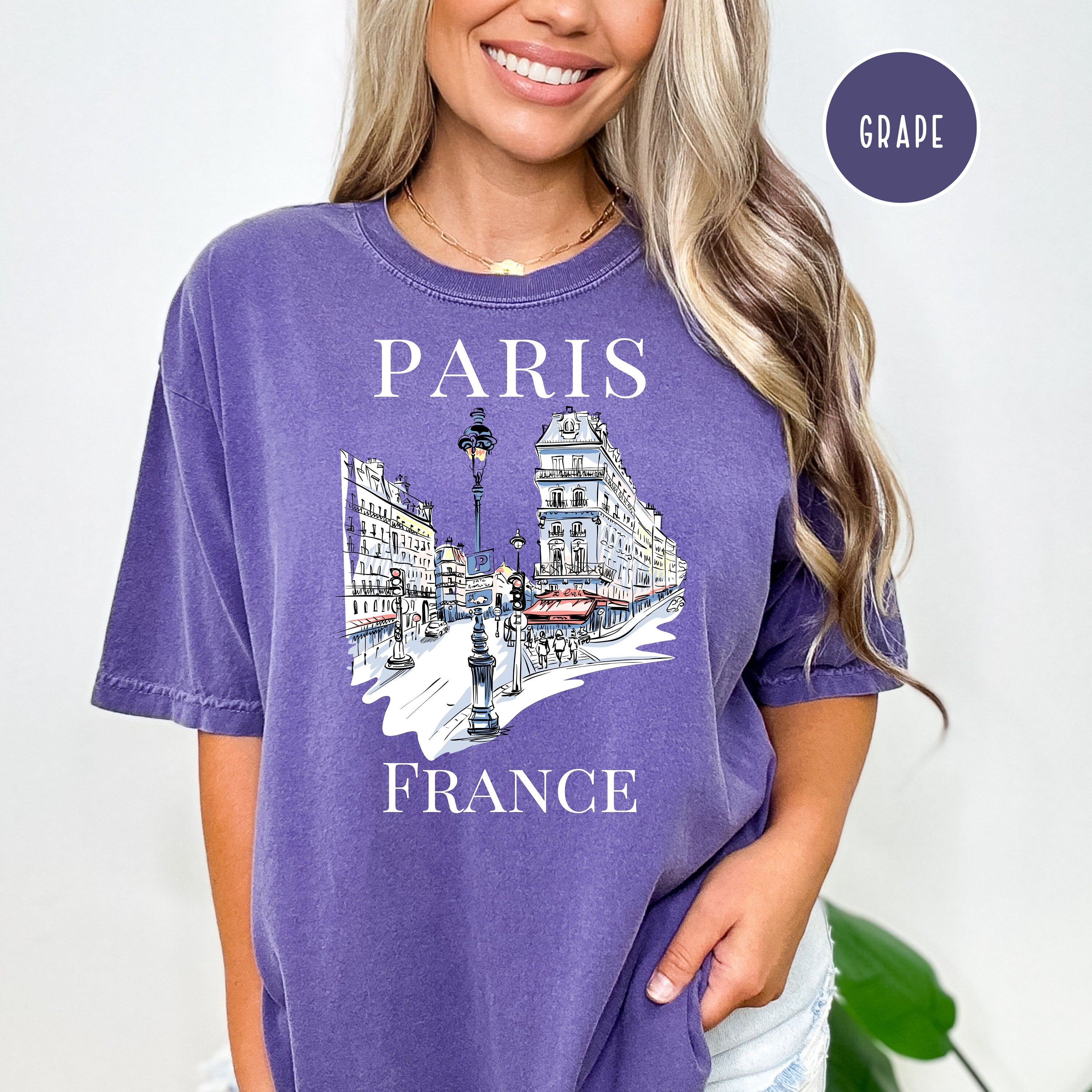 Paris France Comfort Colors® Tee