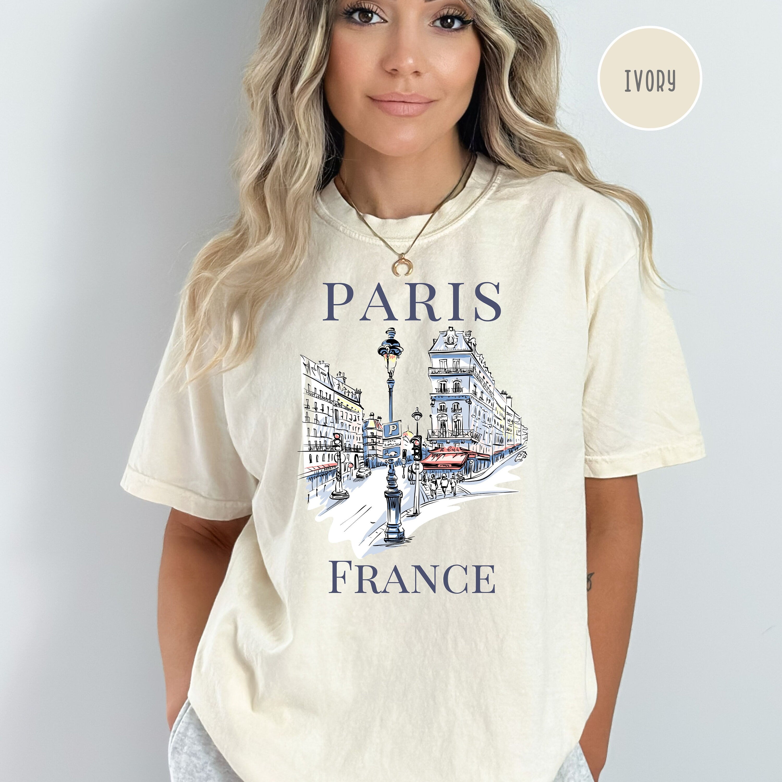 Paris France Comfort Colors® Tee