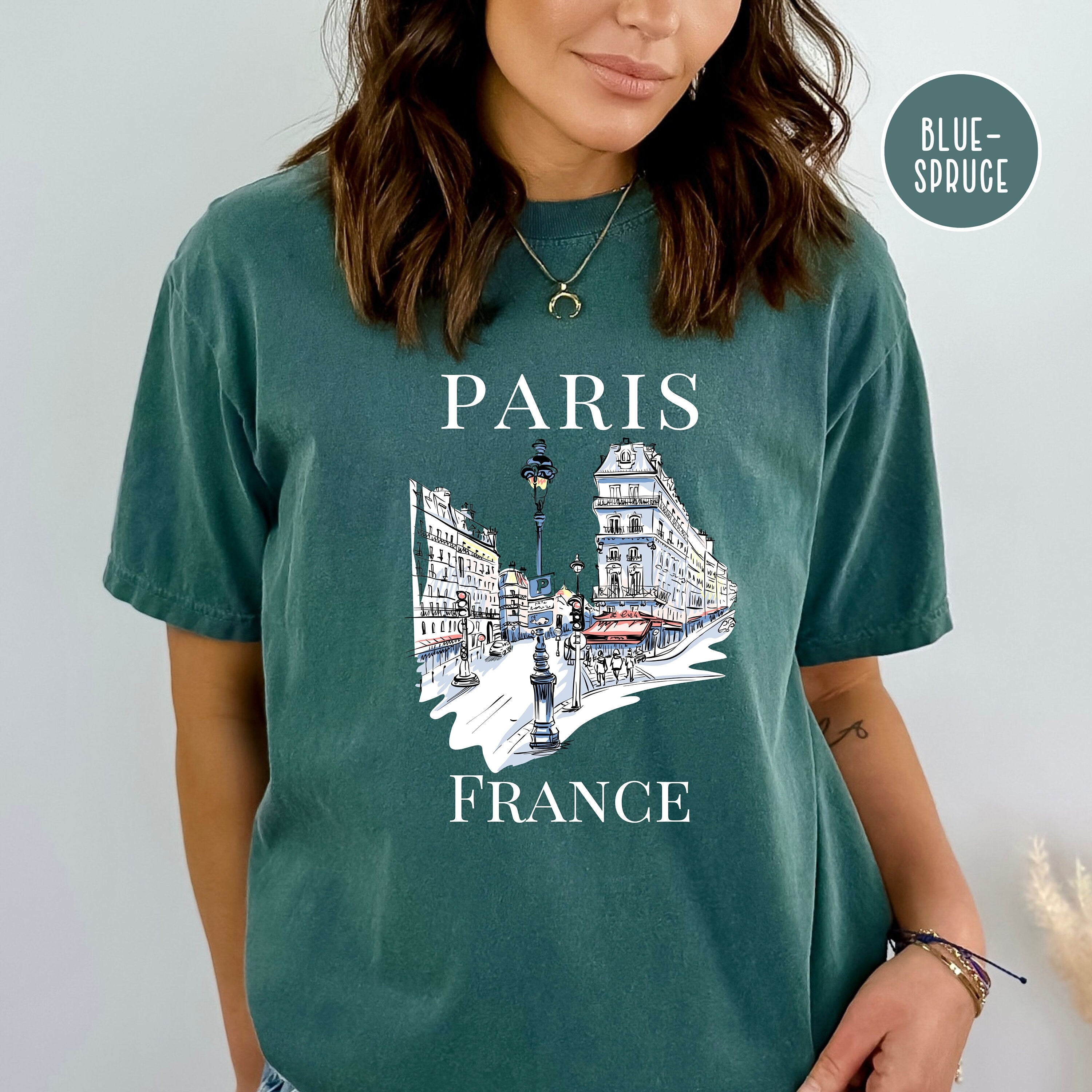 Paris France Comfort Colors® Tee