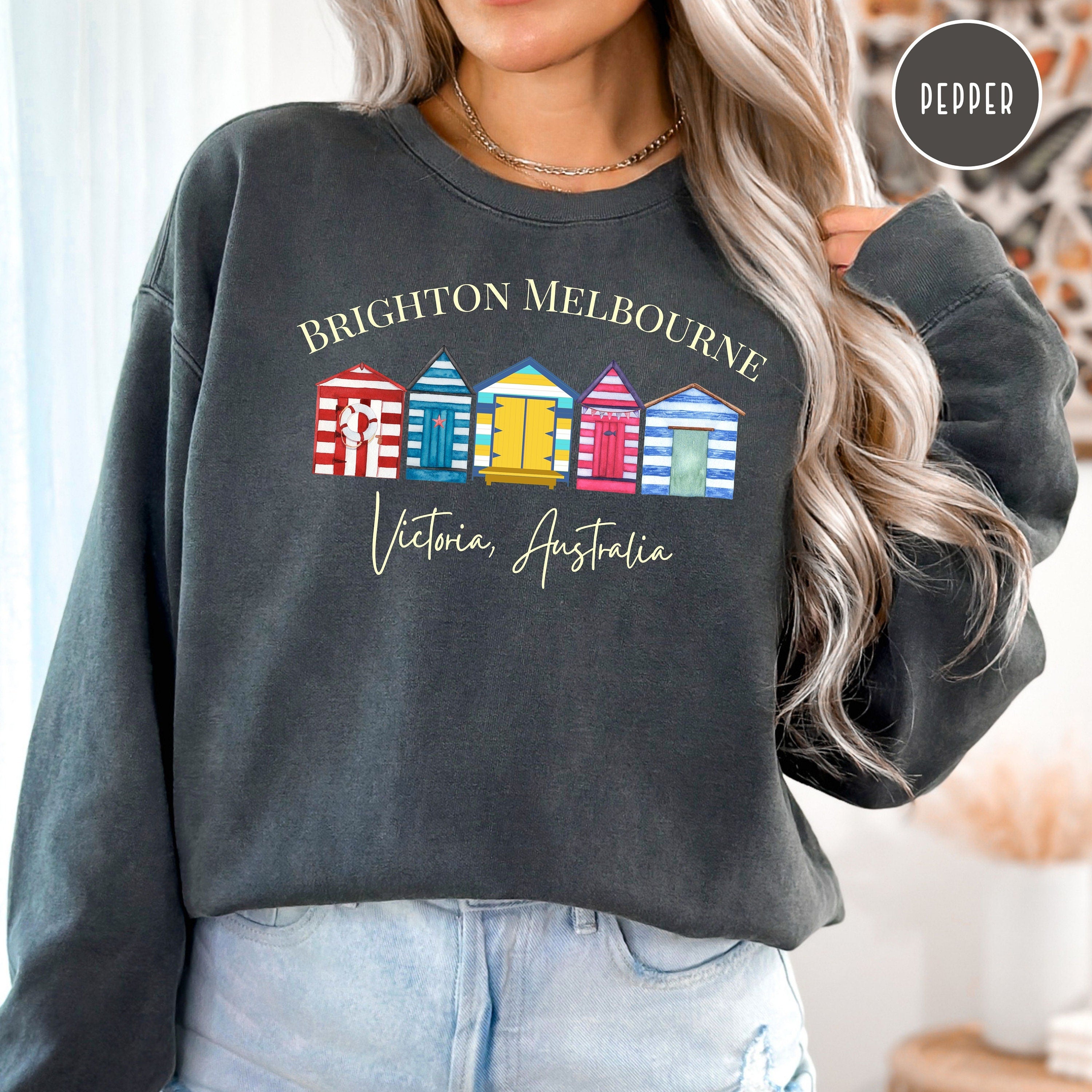 Brighton Melbourne Australia Comfort Colors® Sweatshirt