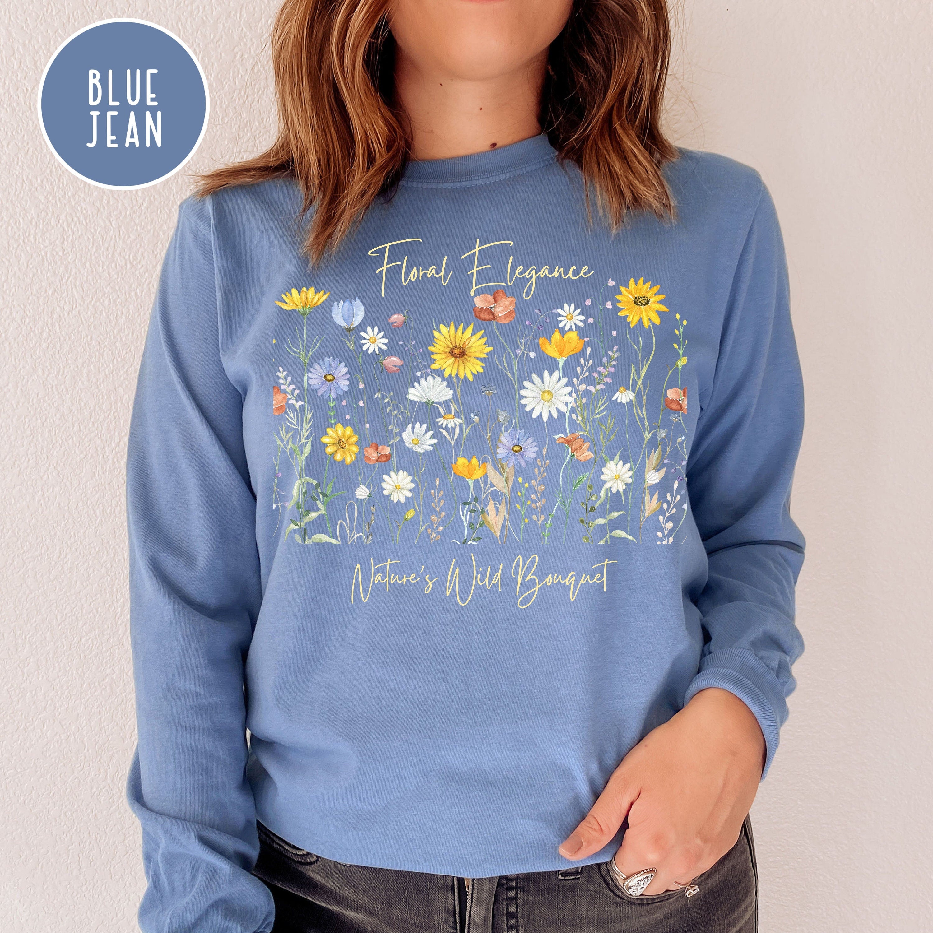 Wildflowers Comfort Colors® Long Sleeve Tee