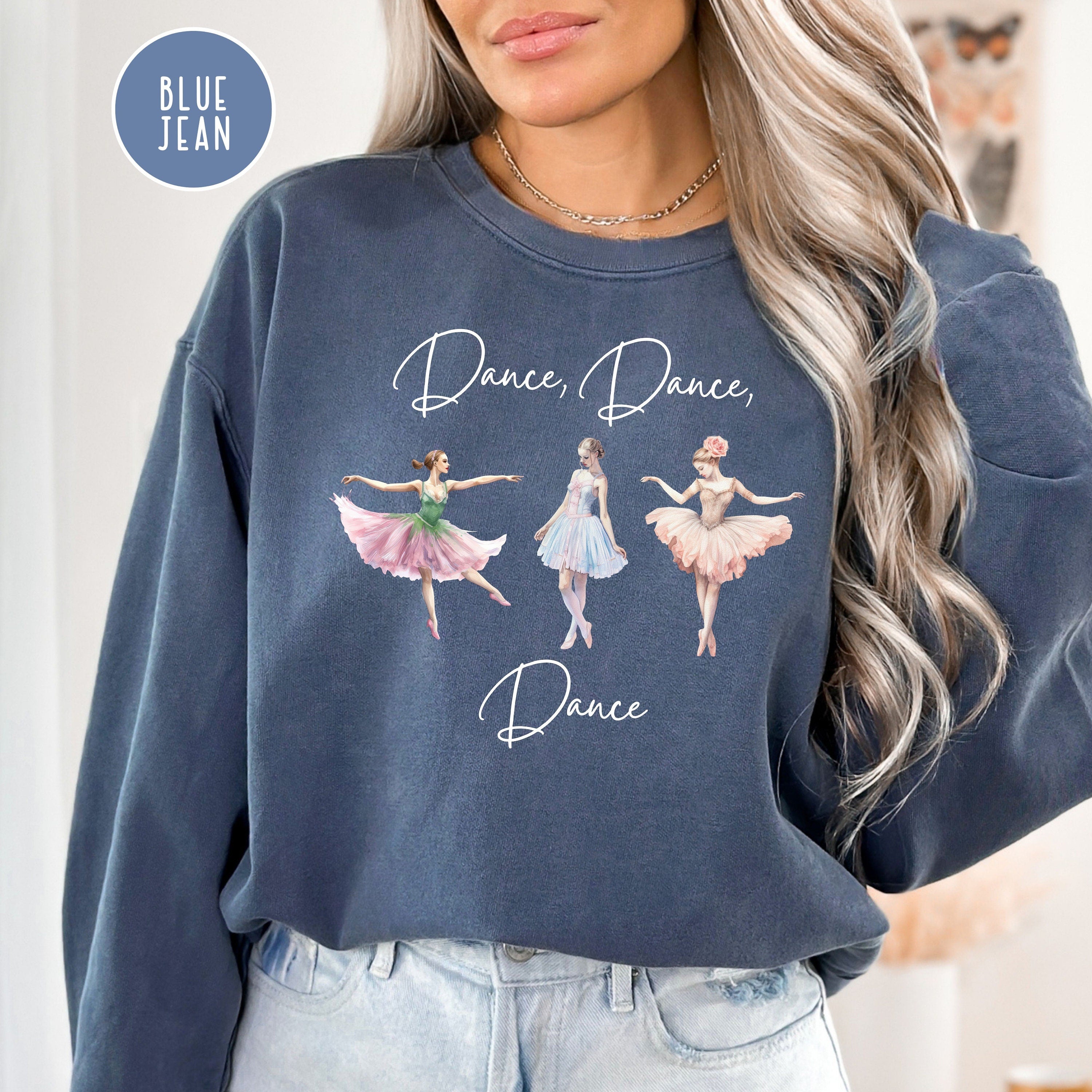 Ballerina Comfort Colors® Sweatshirt Gift for Dancer