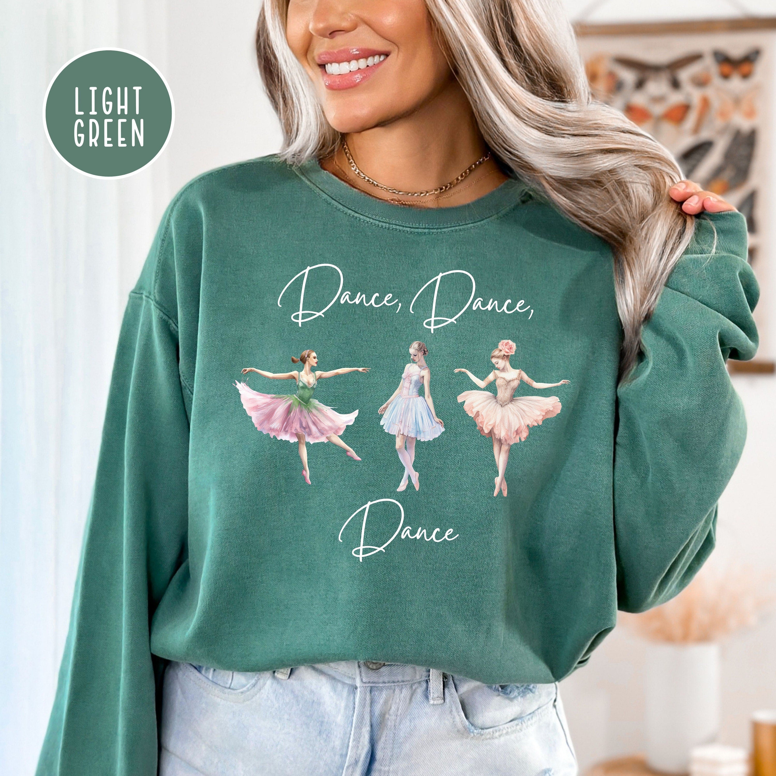 Ballerina Comfort Colors® Sweatshirt Gift for Dancer