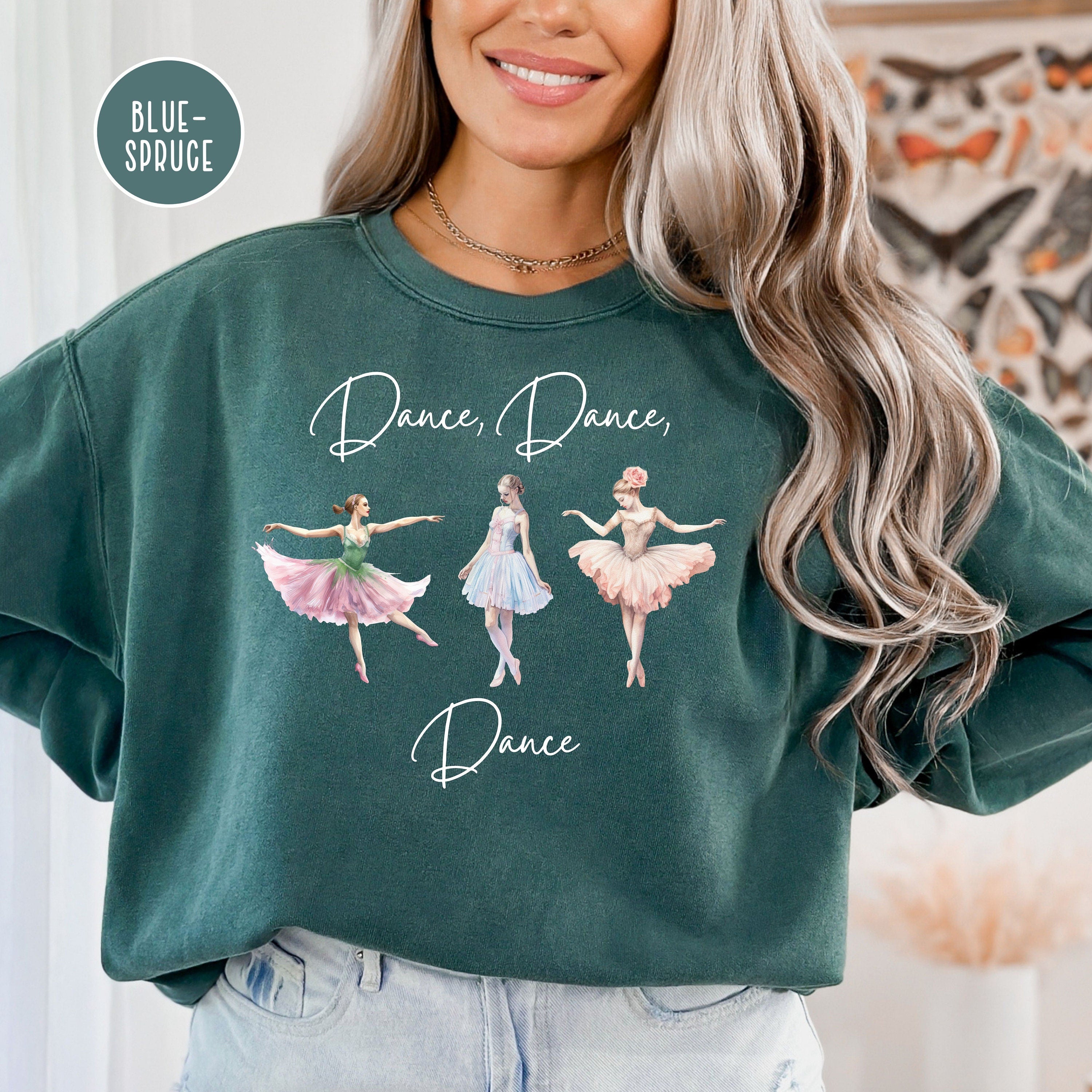 Ballerina Comfort Colors® Sweatshirt Gift for Dancer