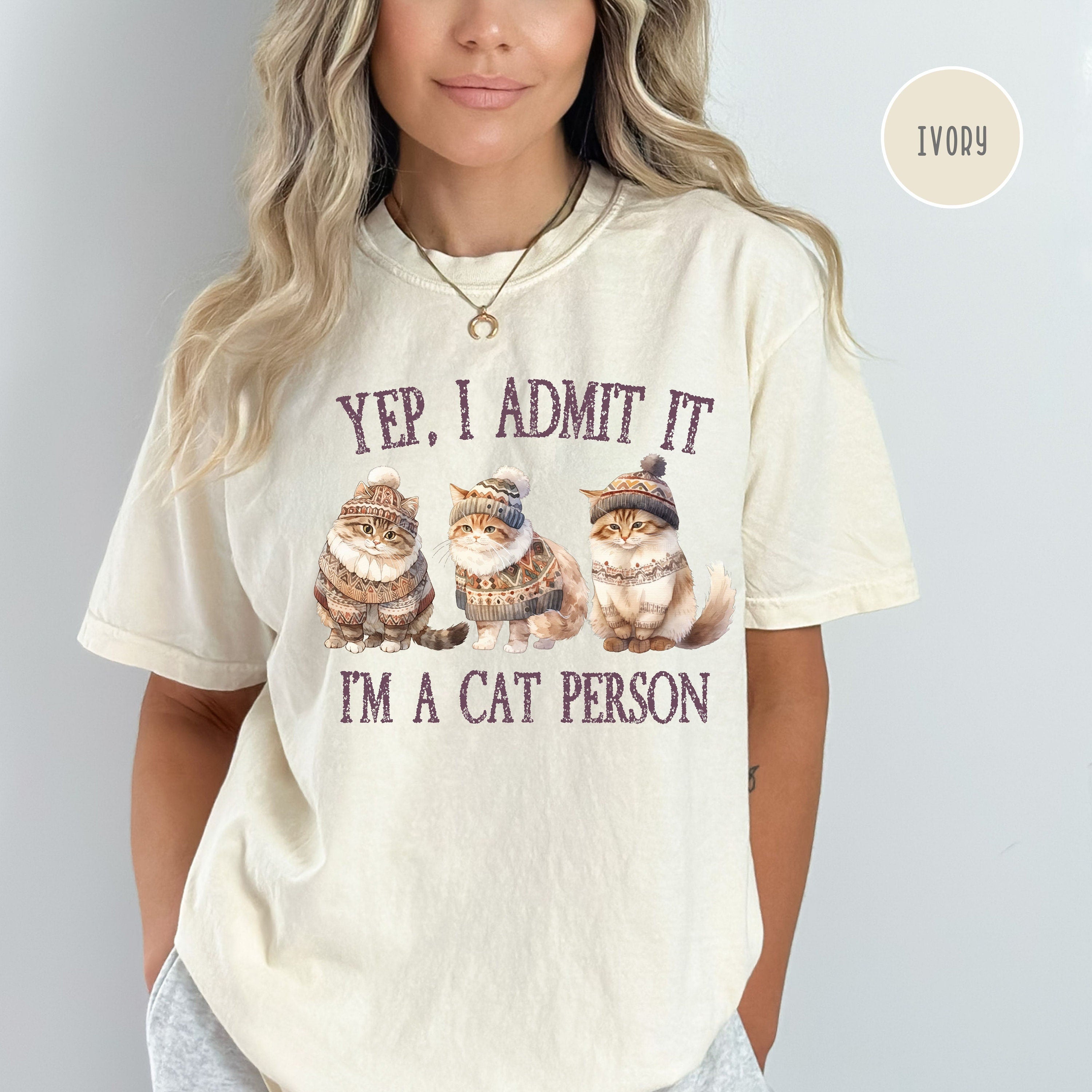 Funny Cat Person Comfort Colors® Tee